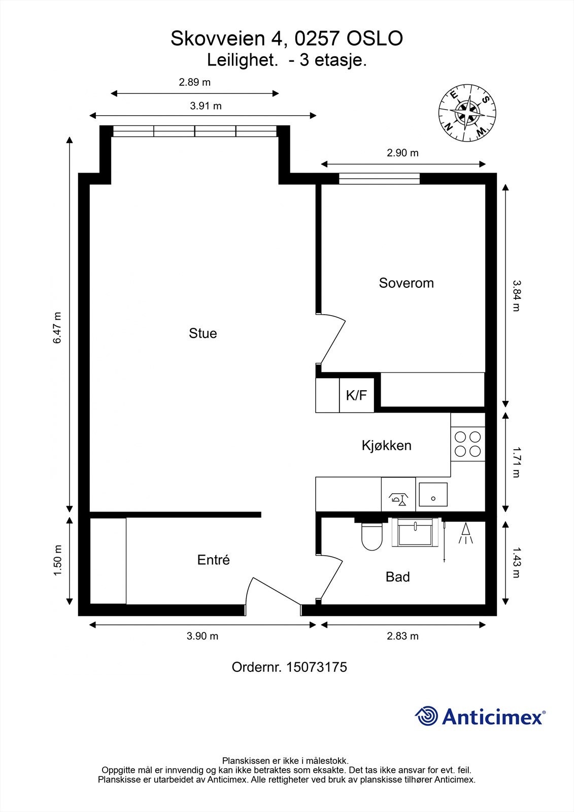 Plantegning Galleribilde