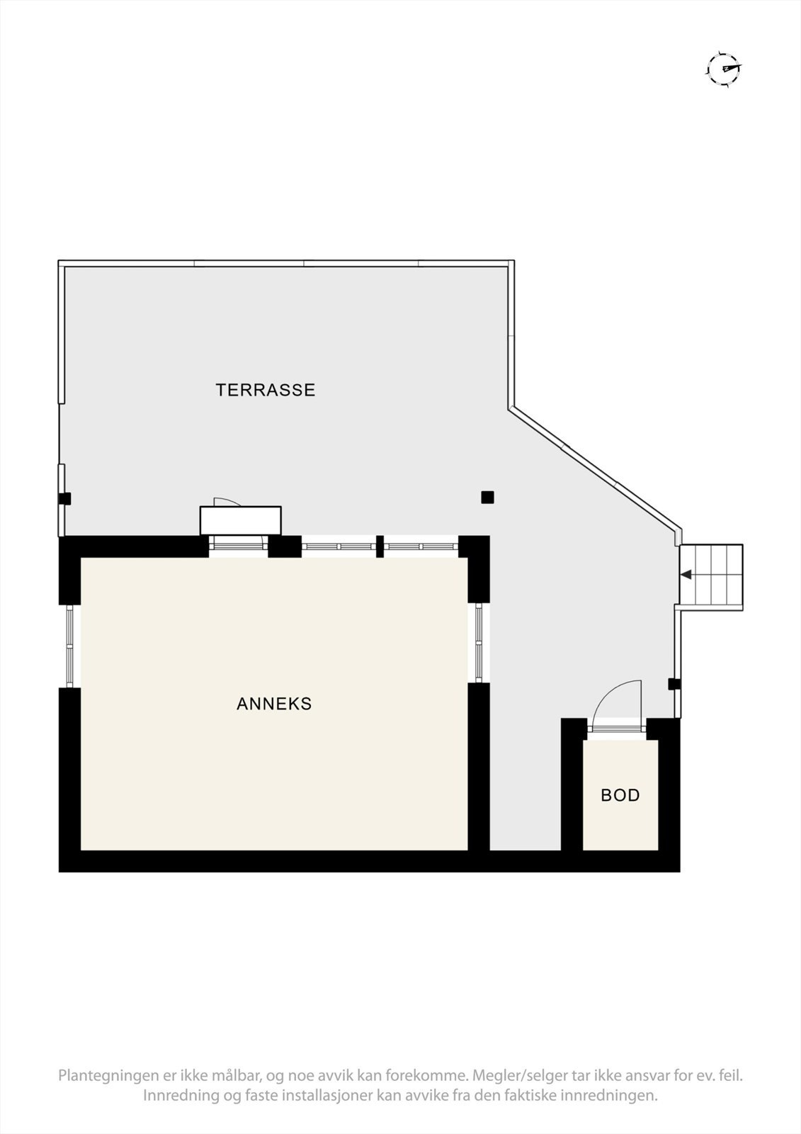 Plantegninger anneks. Galleribilde