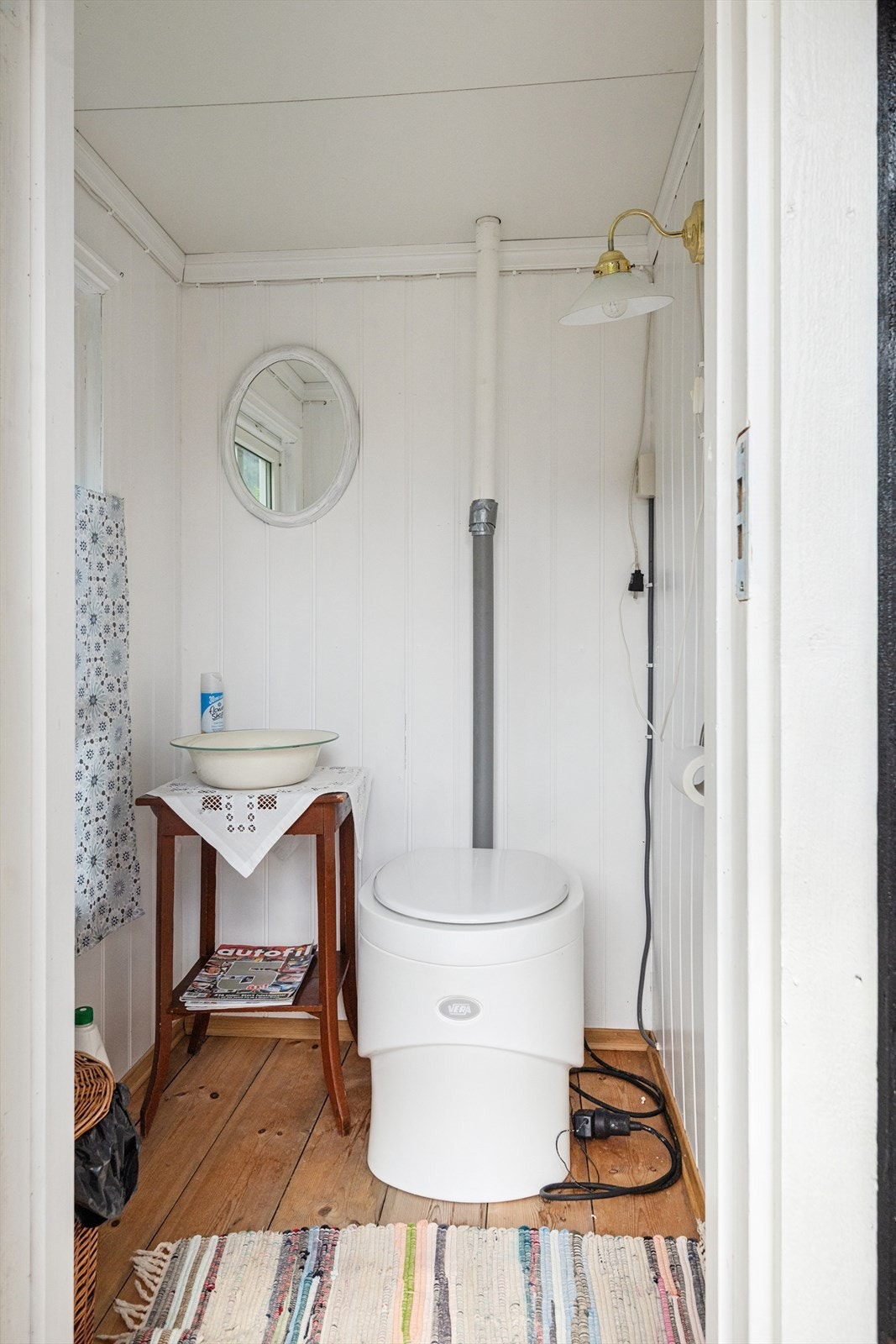 Annekset disponerer en utedo med adkomst fra terrassen. Galleribilde