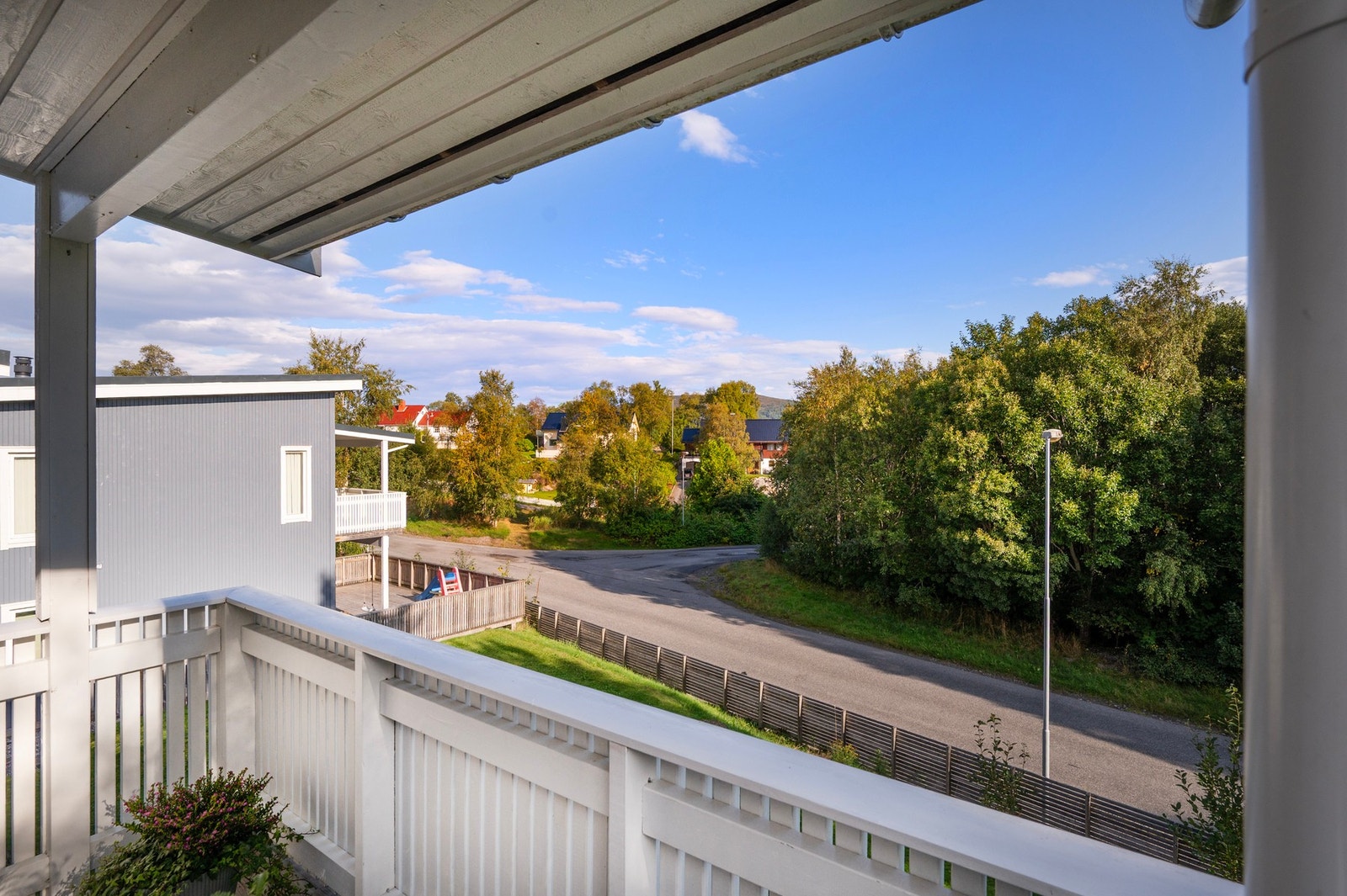 Utsikt fra balkongen. Galleribilde