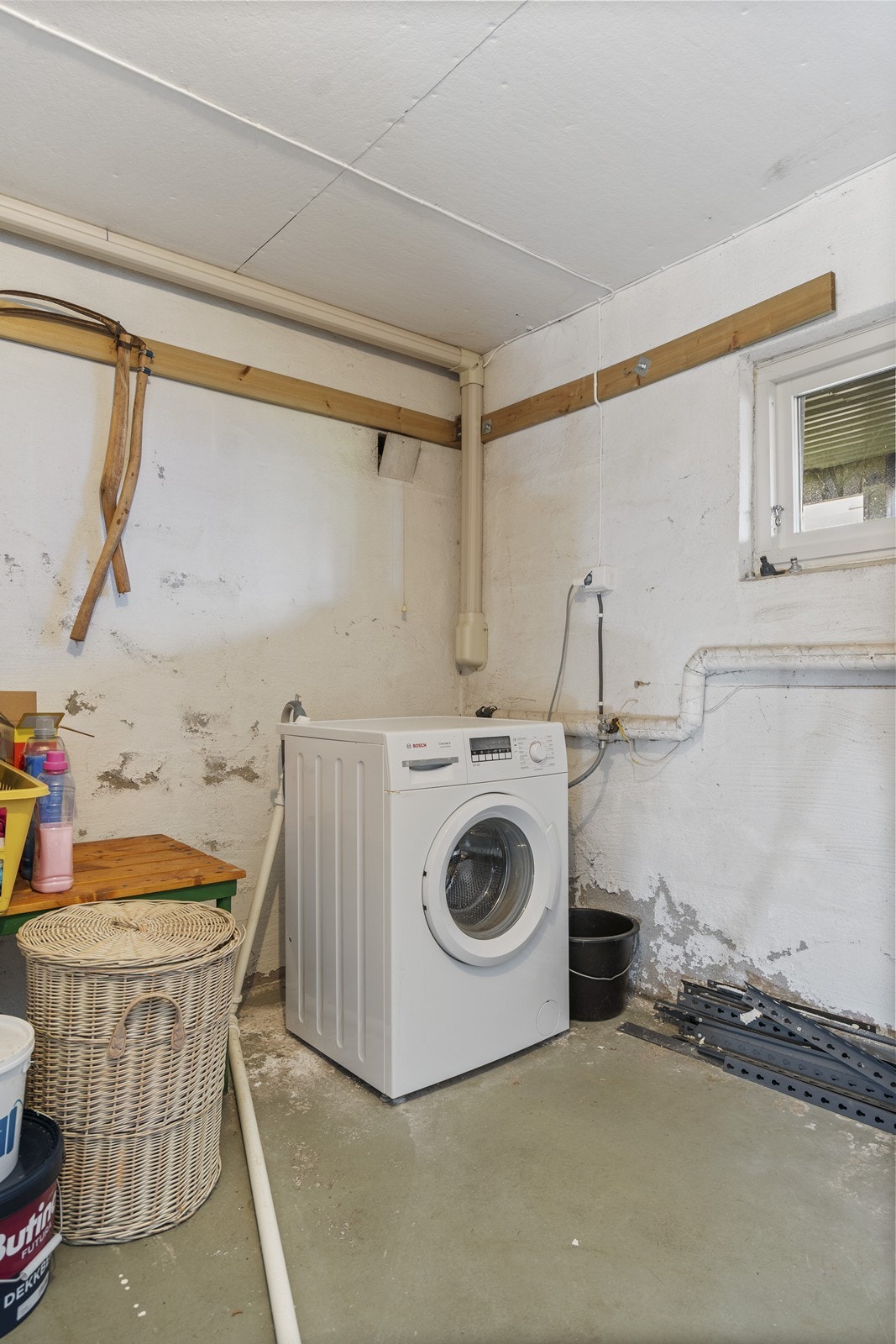 Vaskerom i underetasjen. Galleribilde
