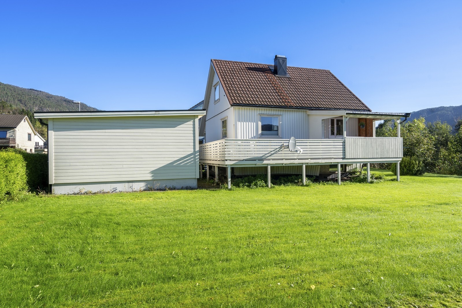 Nok av boltreplass i hagen. Galleribilde
