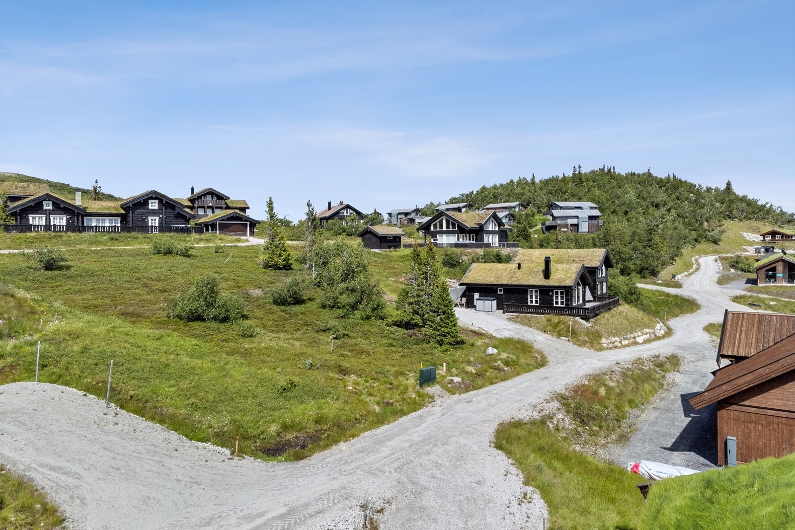 Det er lagt strøm, vann, avløp og fiber frem til tomtegrense Galleribilde