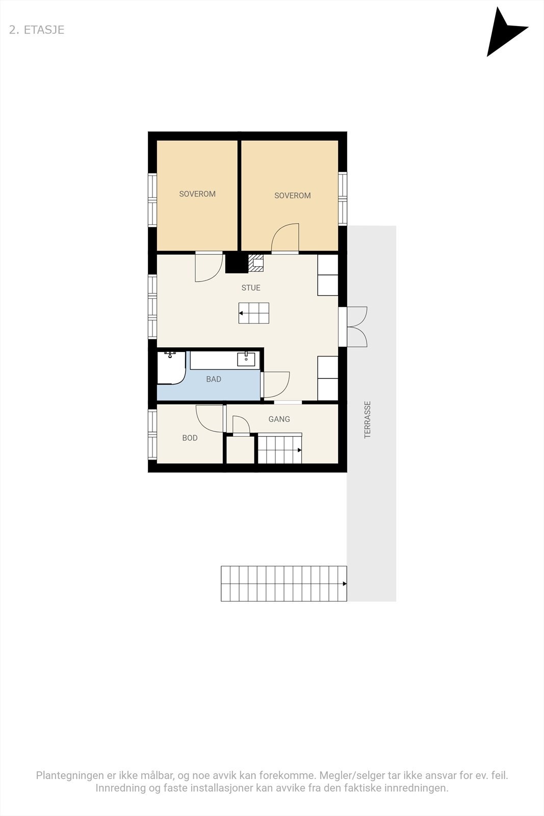 Plantegning 1.etasje Galleribilde