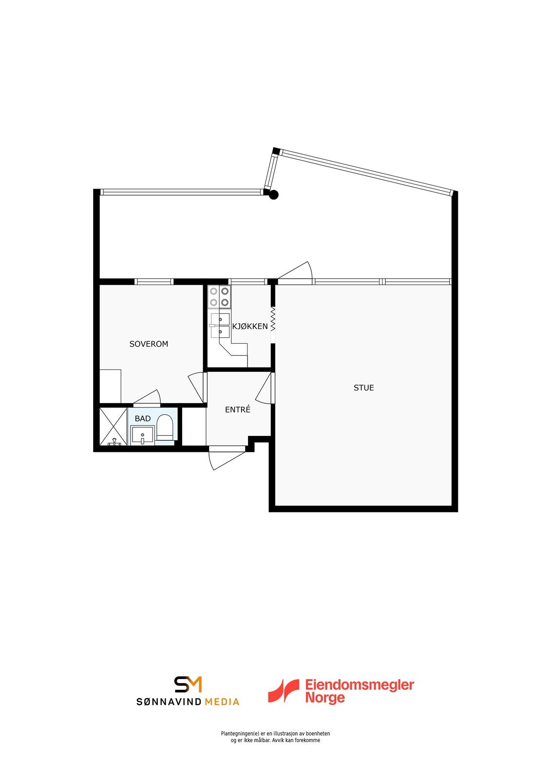 Plantegning Galleribilde