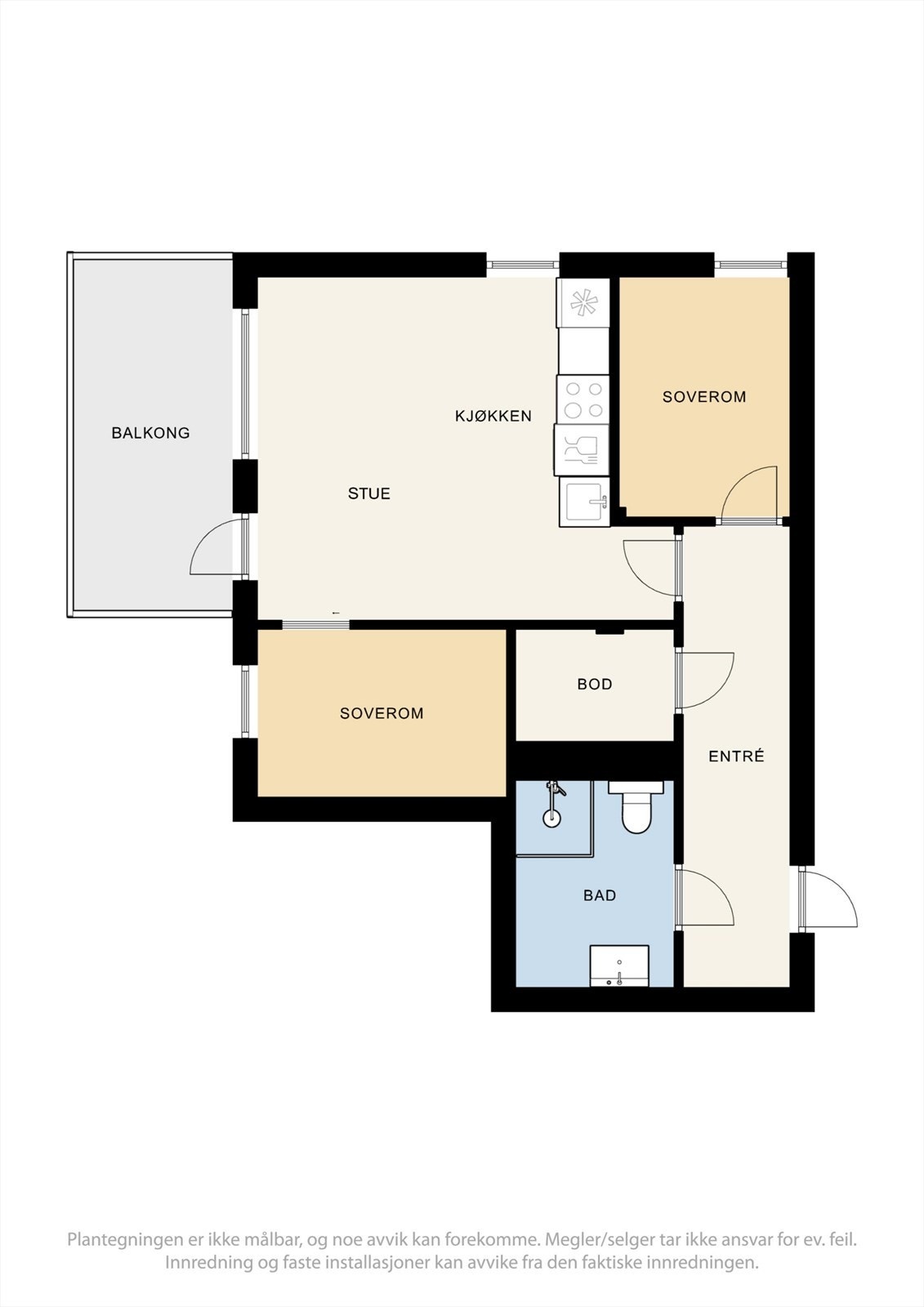 Plantegning Galleribilde