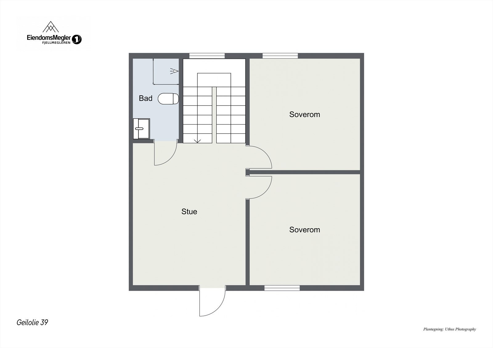 Plantegning 2. etg. Galleribilde