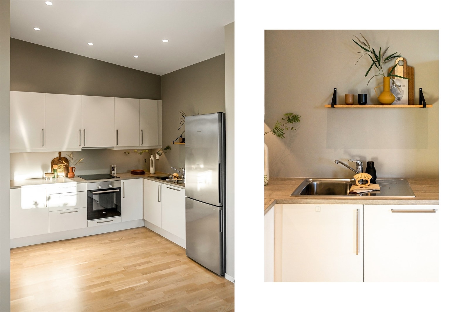 Detaljer kjøkken. Moderne, stramt og tidløst. Galleribilde