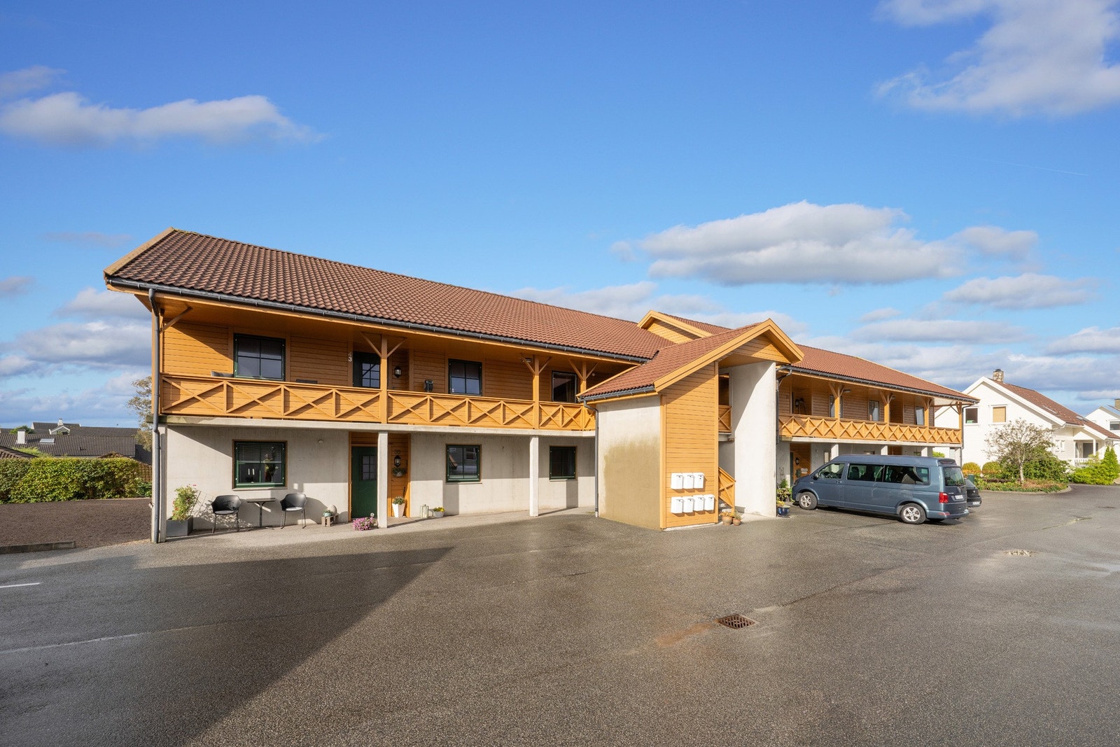 Stor gårdsplass Galleribilde