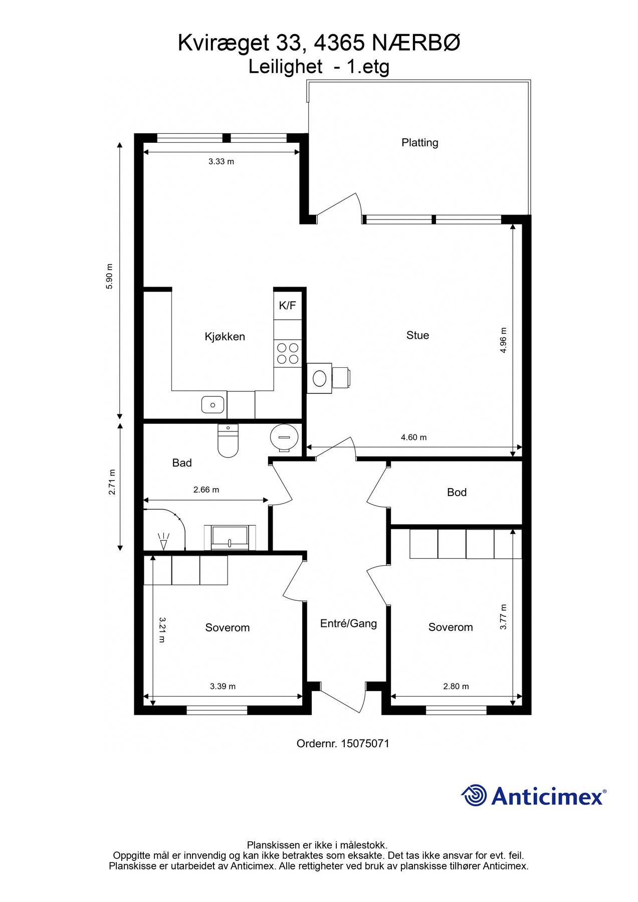 Plantegning Galleribilde