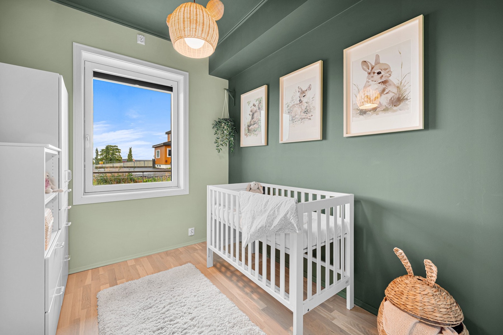 Det andre soverommet har plass til seng og garderobeløsning. Galleribilde