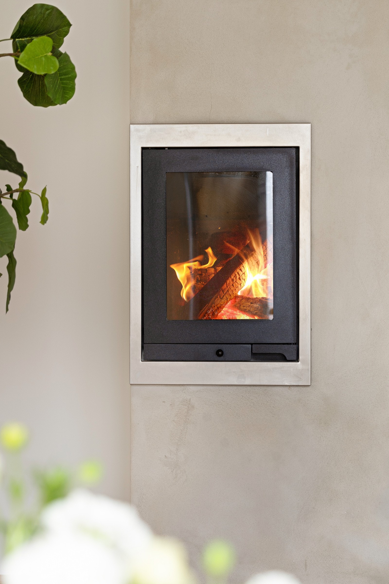 Flott peisovn som varmer godt på kaldere dager Galleribilde