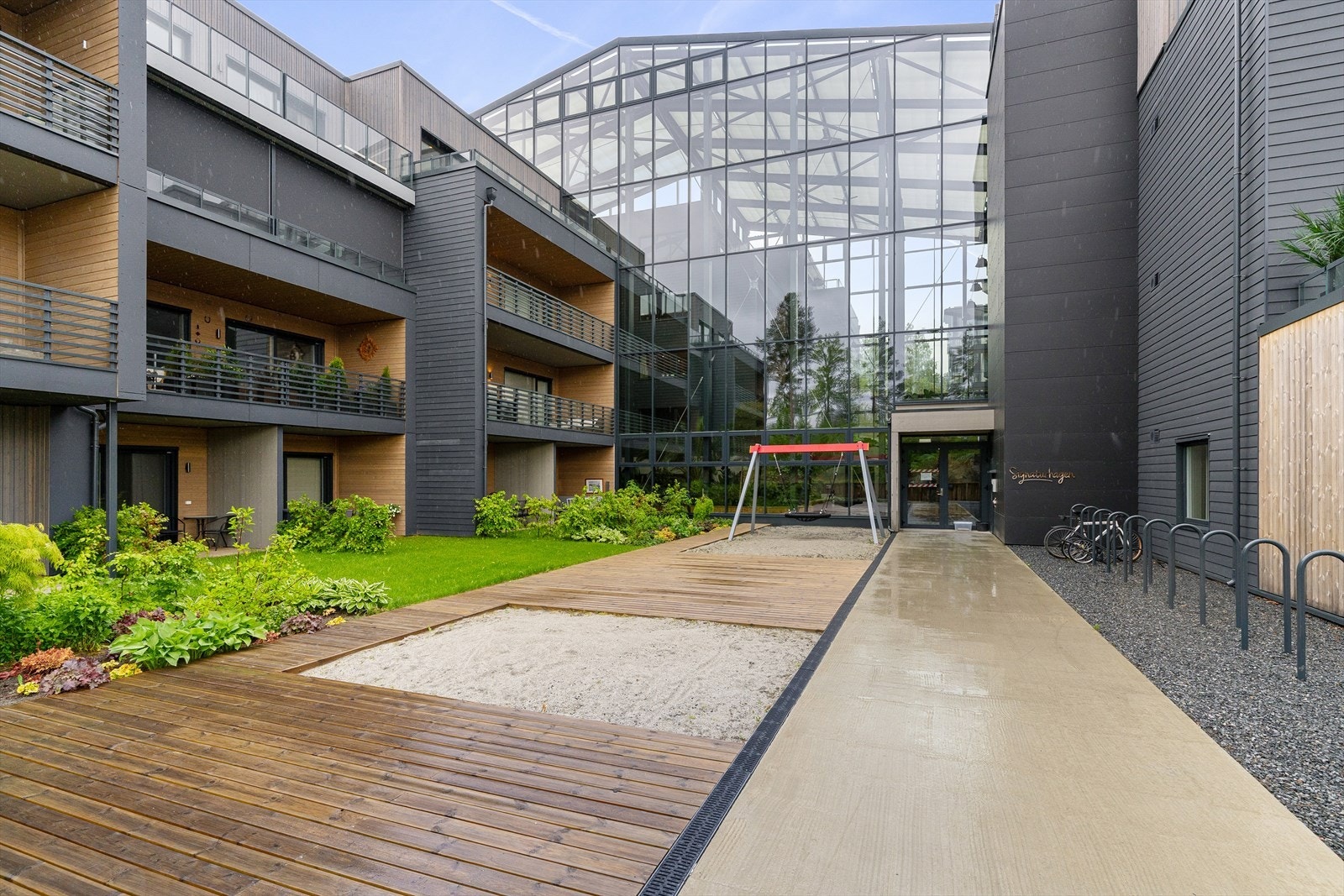 Velkommen til Goddokk 29 / Signaturhagen. Et relativt nytt og populært boligområde sentralt i Kongsberg. Galleribilde