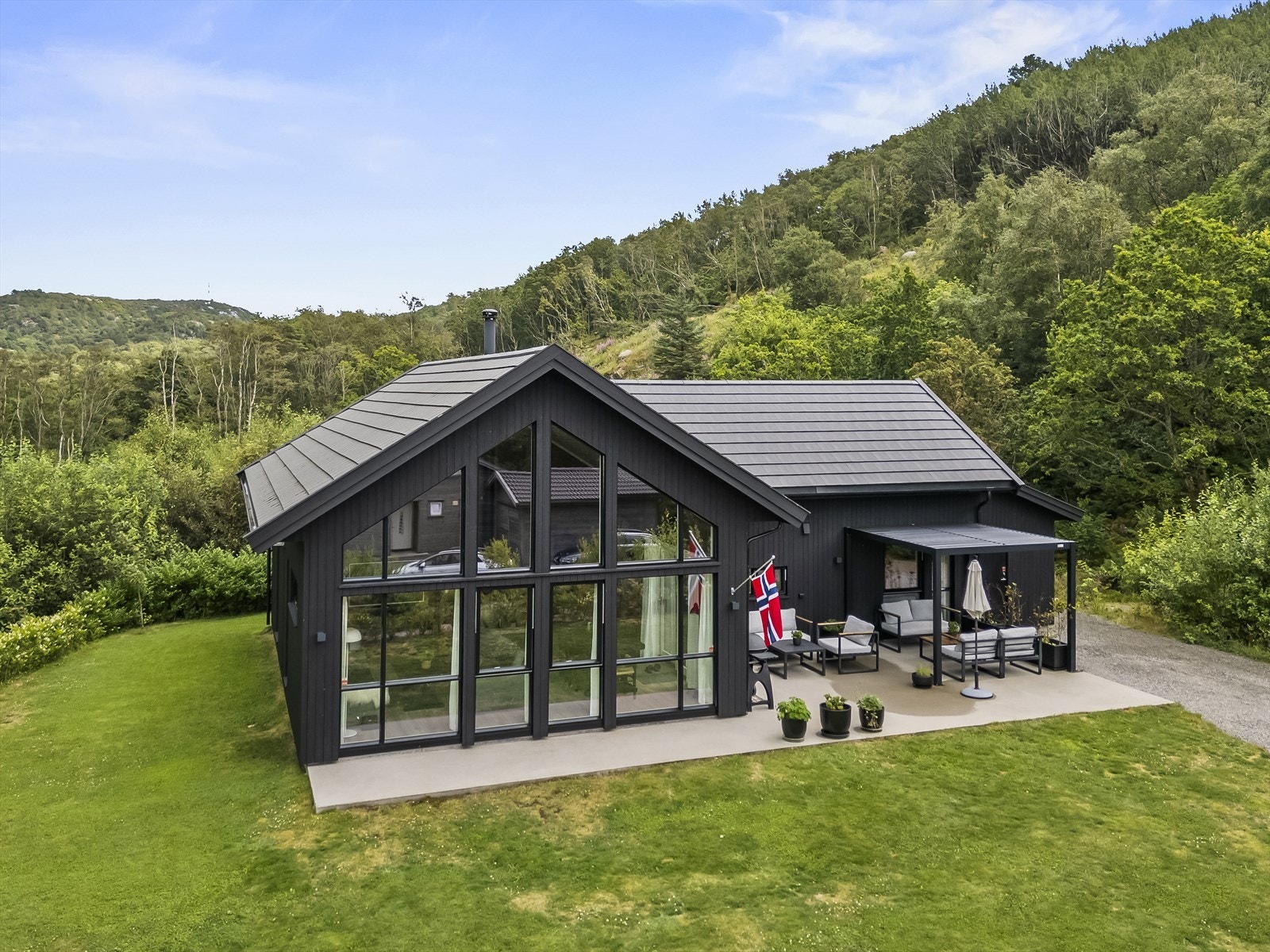 Dronefoto Galleribilde