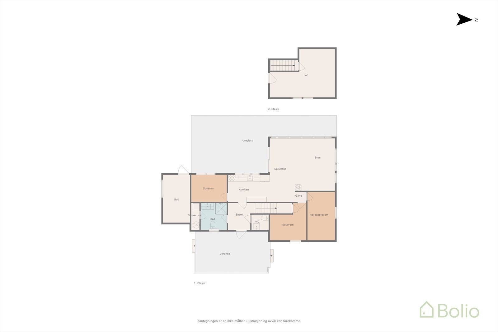 Plantegning Galleribilde