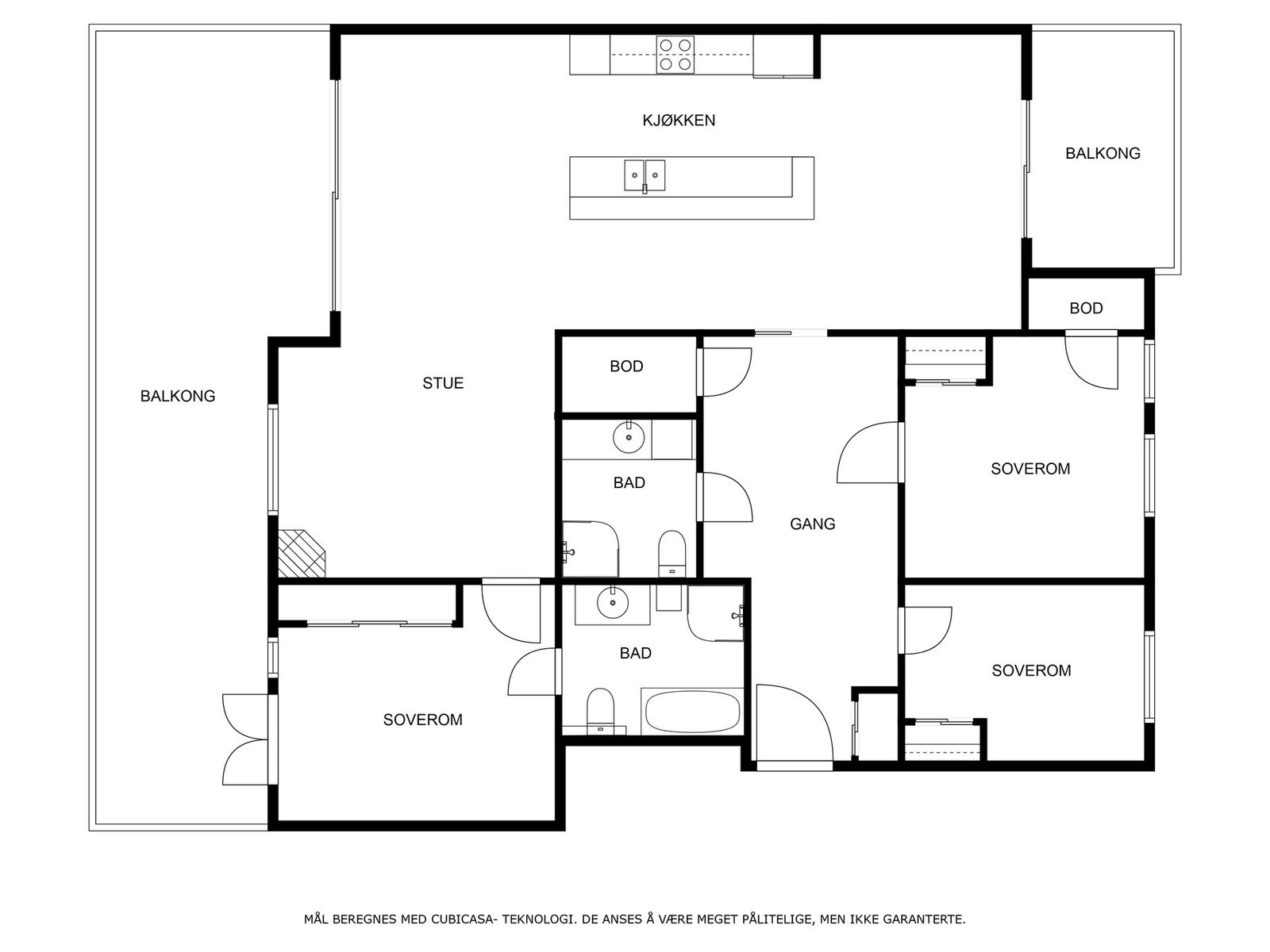 Plantegning Galleribilde