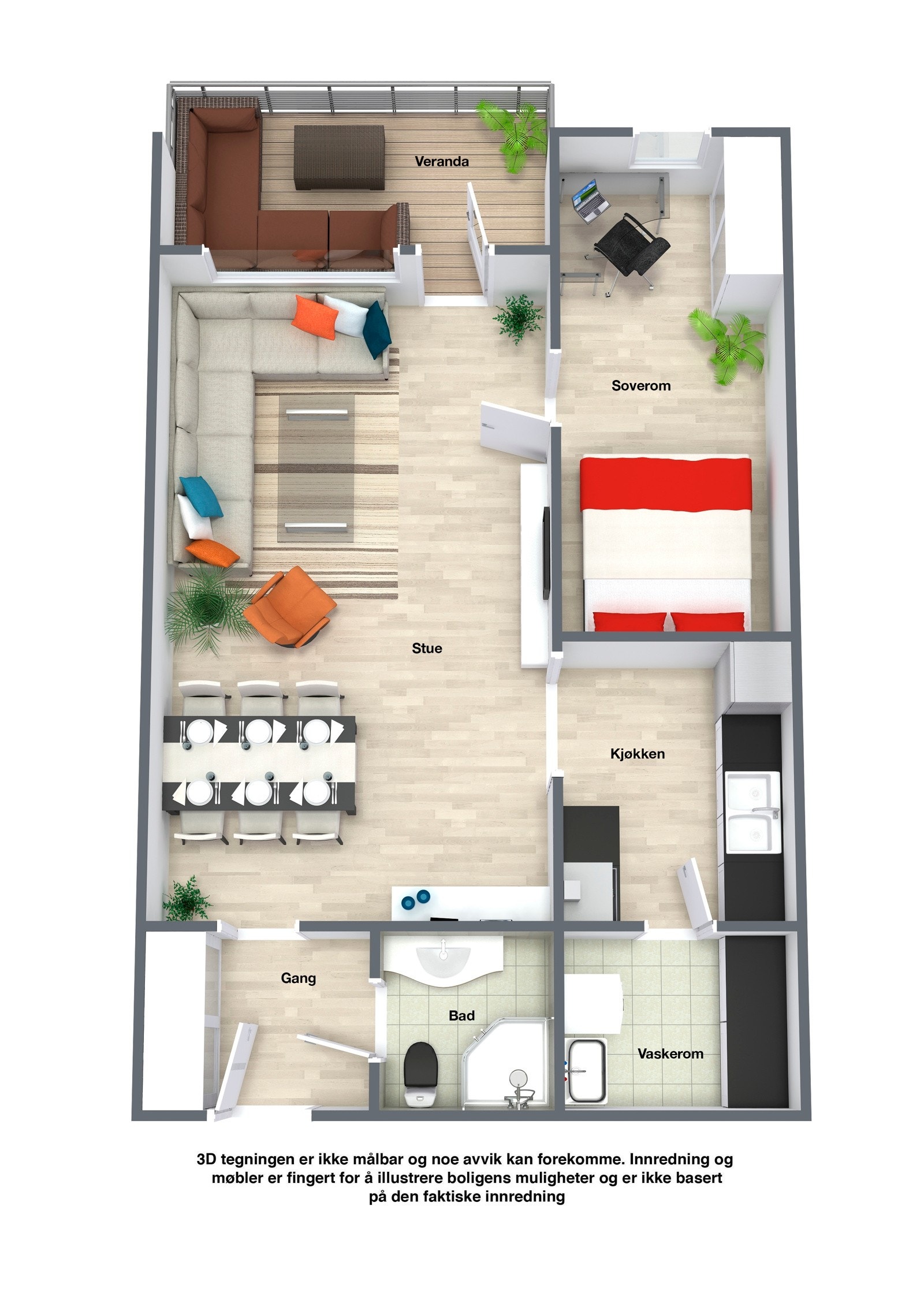 Plantegning Galleribilde