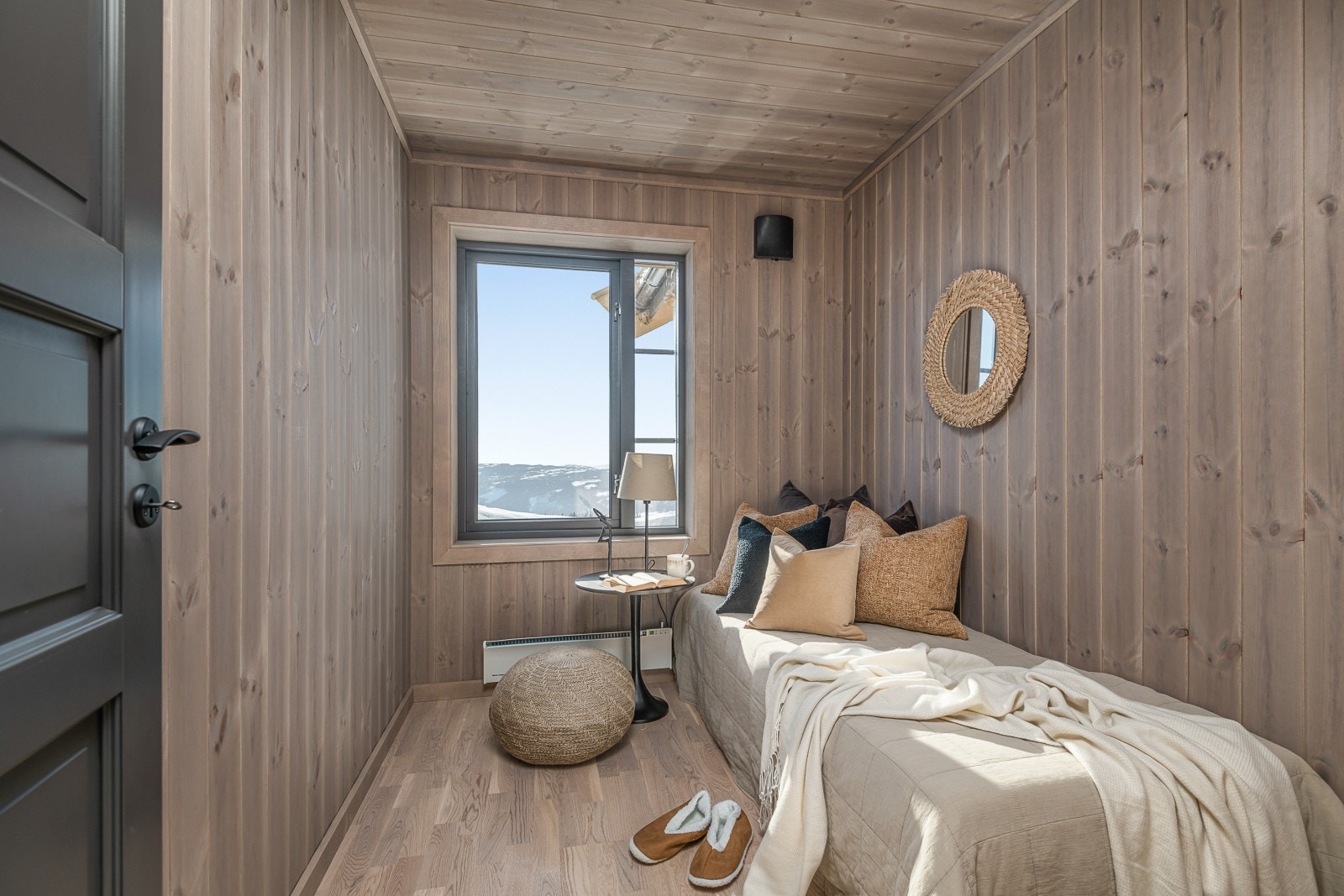 Soverom II er det minste soverommet i hytta Galleribilde