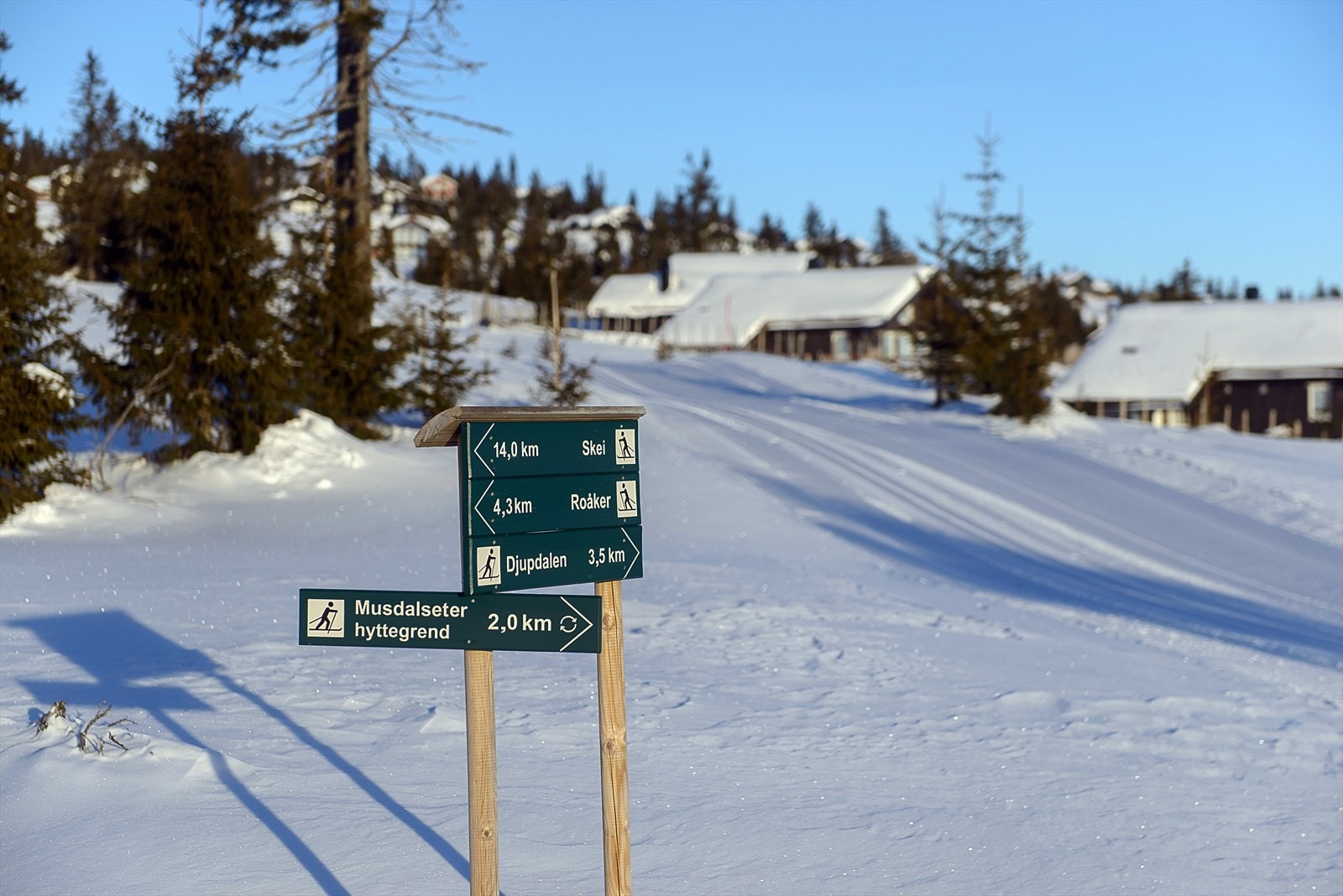 Om vinteren kan du gå rett ut i skiløyper som er tilknyttet et omfattende løypenett, og om sommeren finner du fine turstier og sykkelveier. Galleribilde