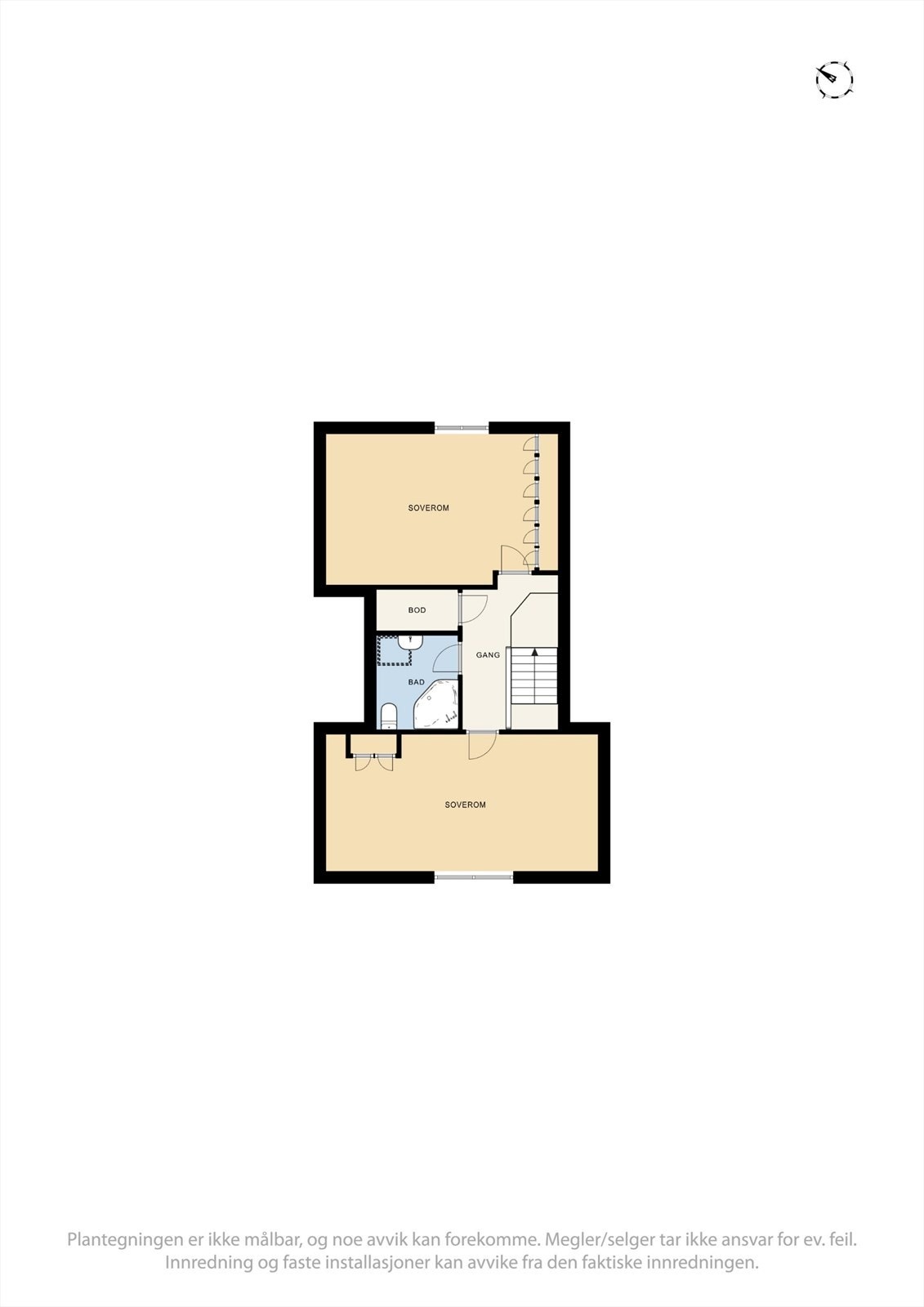 Plantegning 2. etg Galleribilde