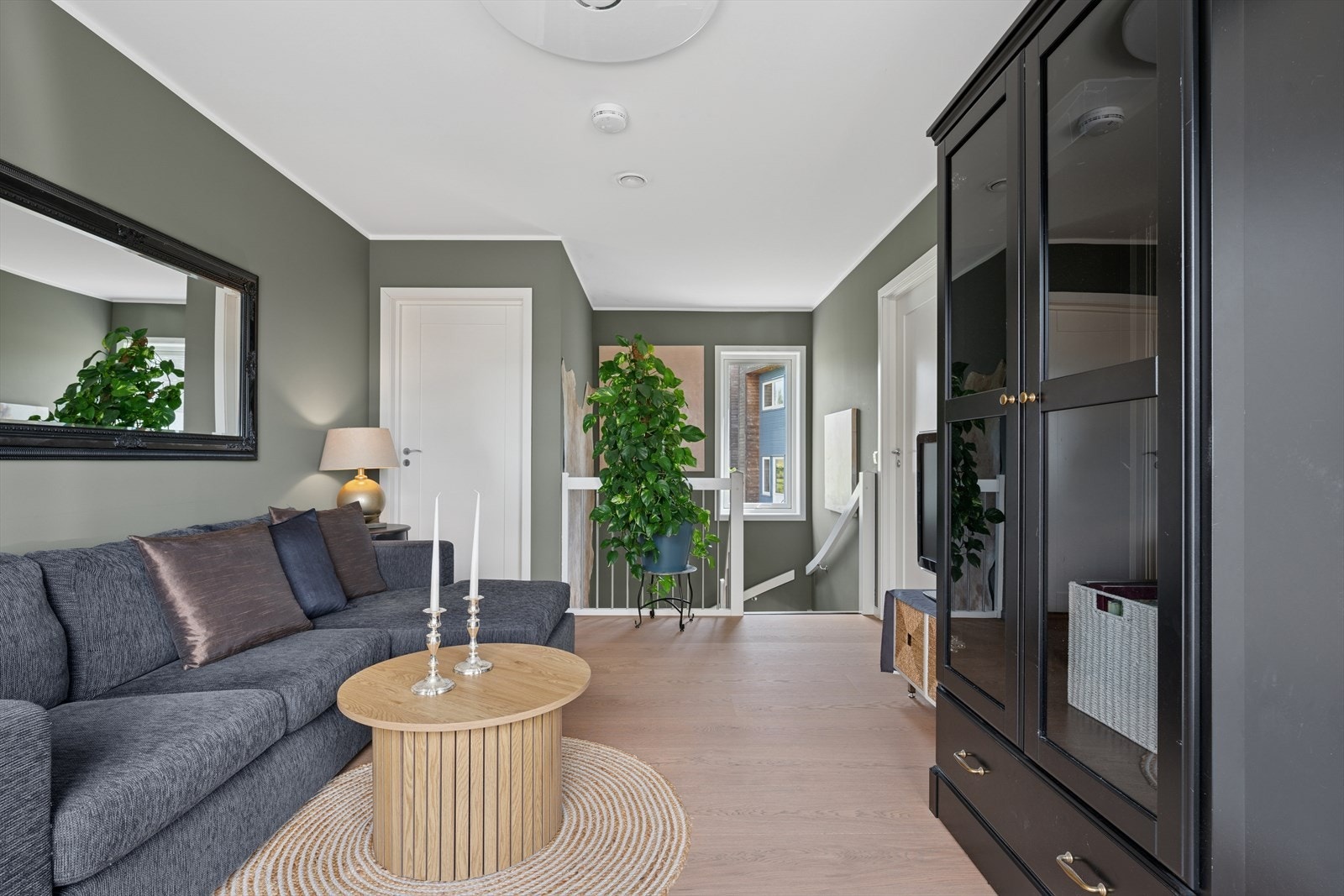 TV-stuen i 2.etasje kan være en ypperlig plass for både barn og ungdom. Galleribilde