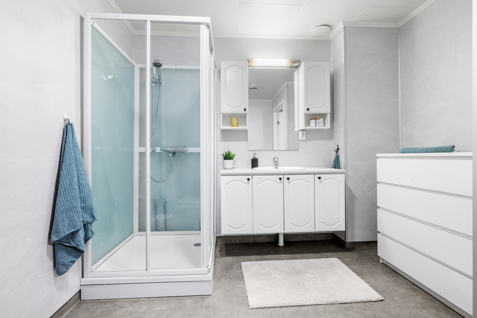 Baderommet er på 7,2 kvm Galleribilde