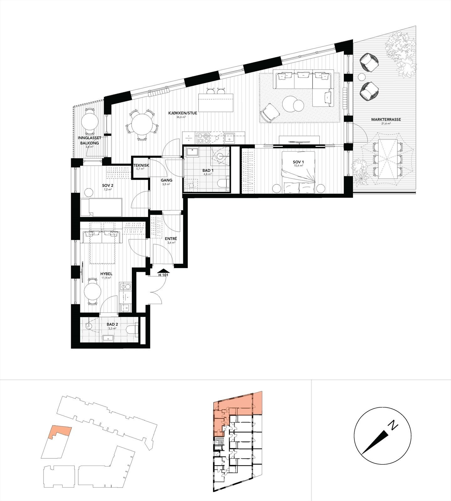 Plantegning Galleribilde
