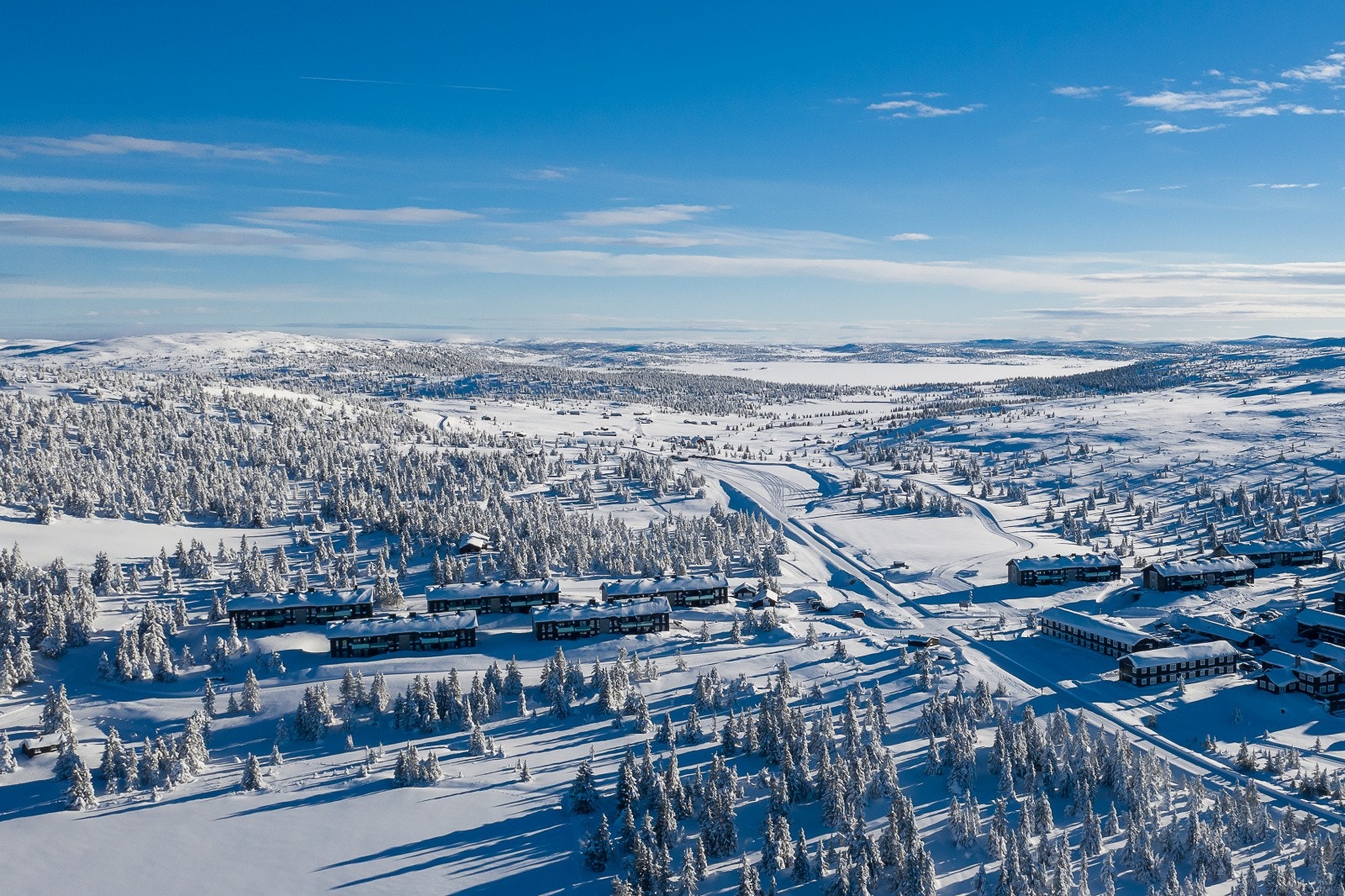 Fra eiendommen er det direkte tilførselsløype som fører til Hafjell Alpinsenter sitt løypenett. Galleribilde