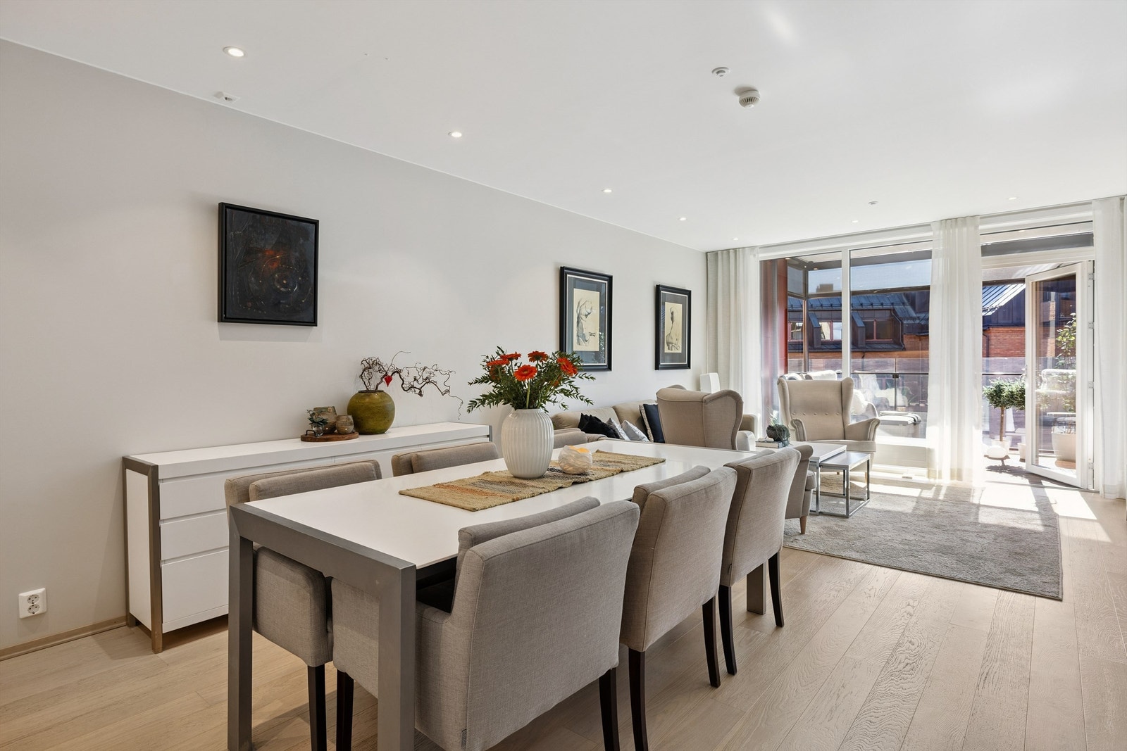 Spisestuen og stuen Galleribilde