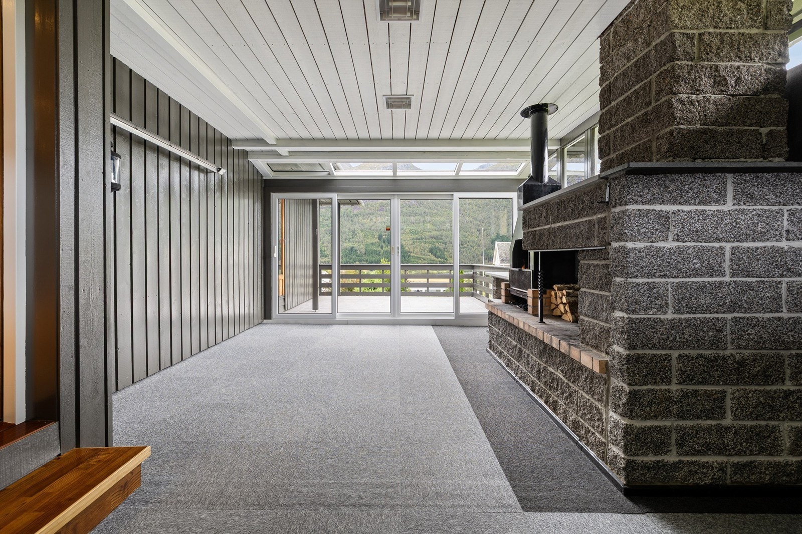 Her er det god plass til utemøbler. Galleribilde