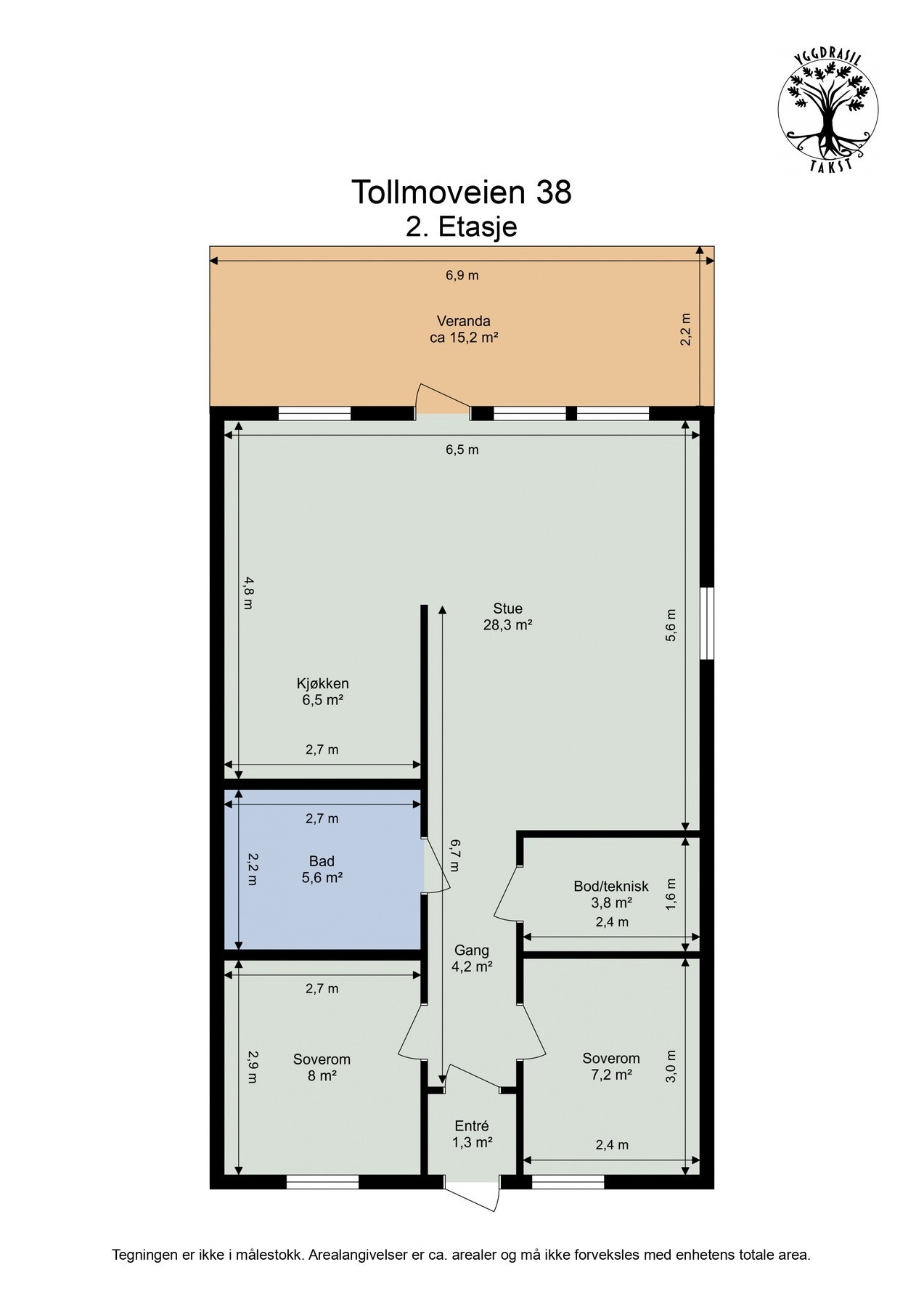 Planskisse Galleribilde