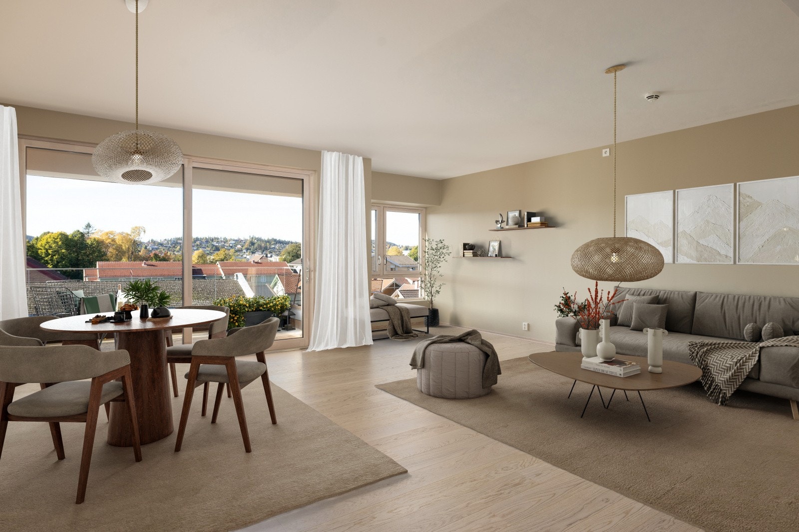 EiendomsMegler1 v/Heidi Solvang presenterer Lundegata 16! - Bildet har digital møblering og er kun en illustrasjon. Galleribilde