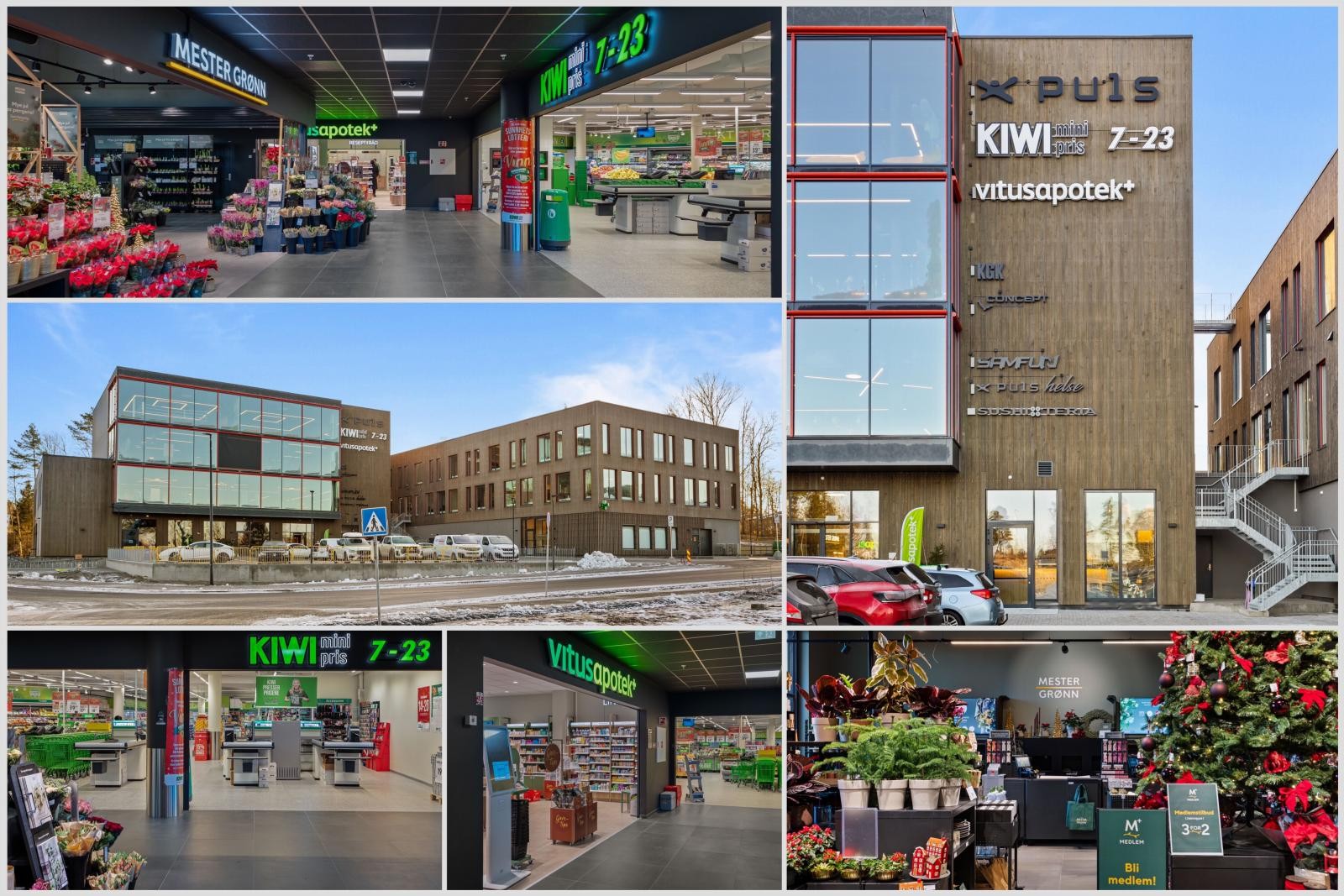 Nytt nærsenteter er åpnet i Parkveien som byr på blant annet Puls treningssenter, Kiwi, Mester Grønn, sushibar, apotek m.m. Galleribilde