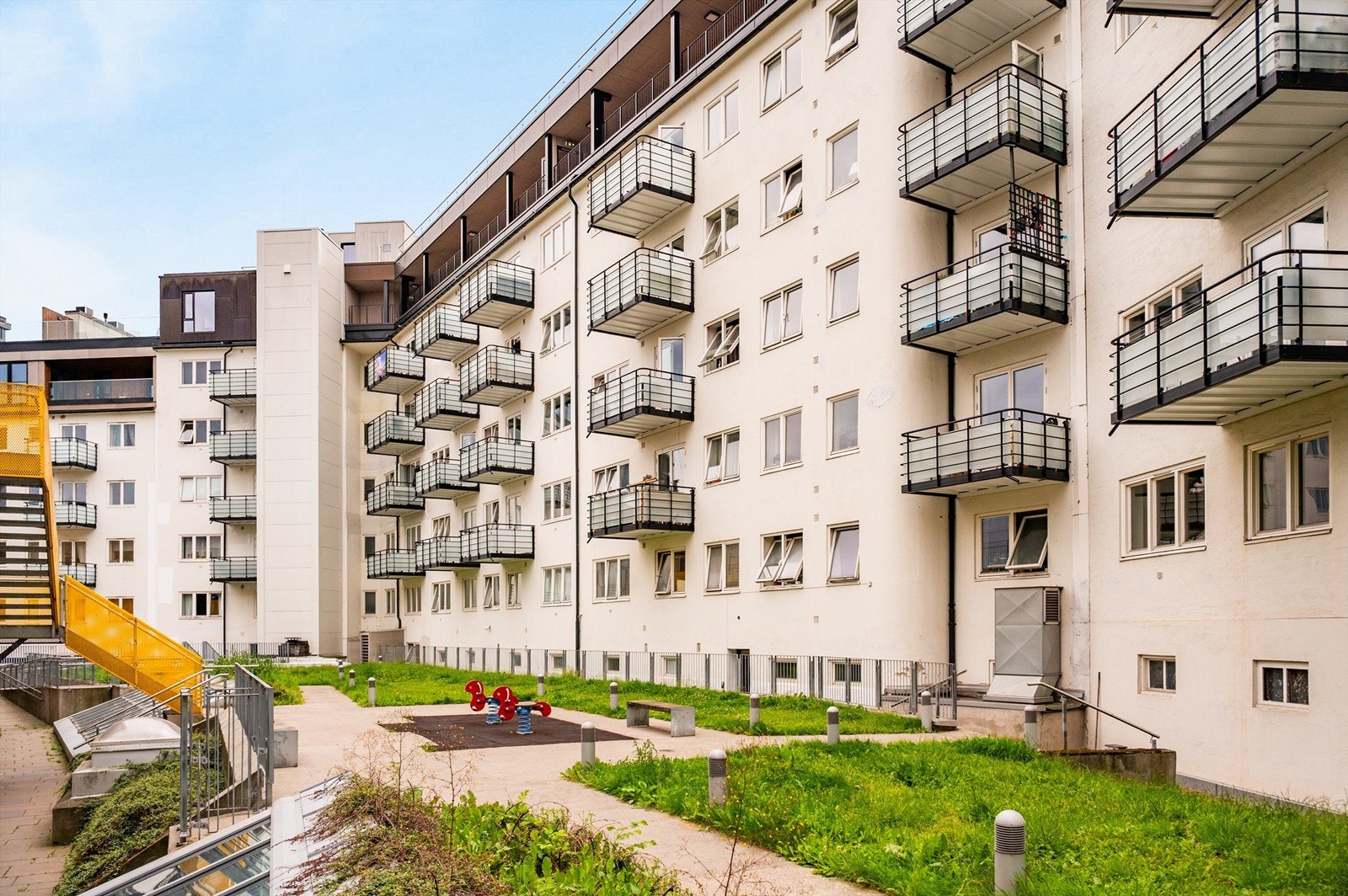 Fasade mot bakgård Galleribilde