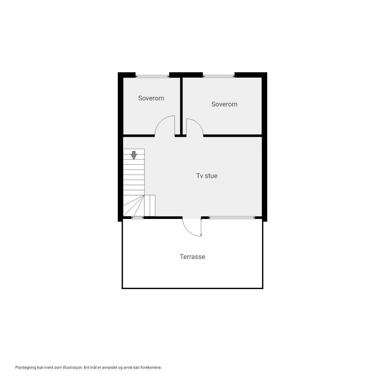 Plantegning 2. etasje Galleribilde