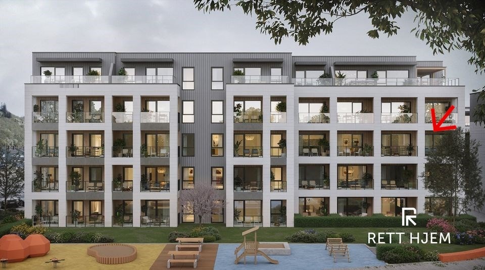 Fasade 1 bygg A - Byggetrinn 1 Galleribilde