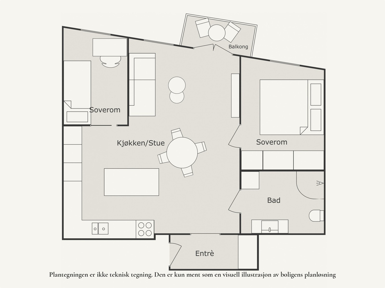 Planløsning 2.etg. Galleribilde