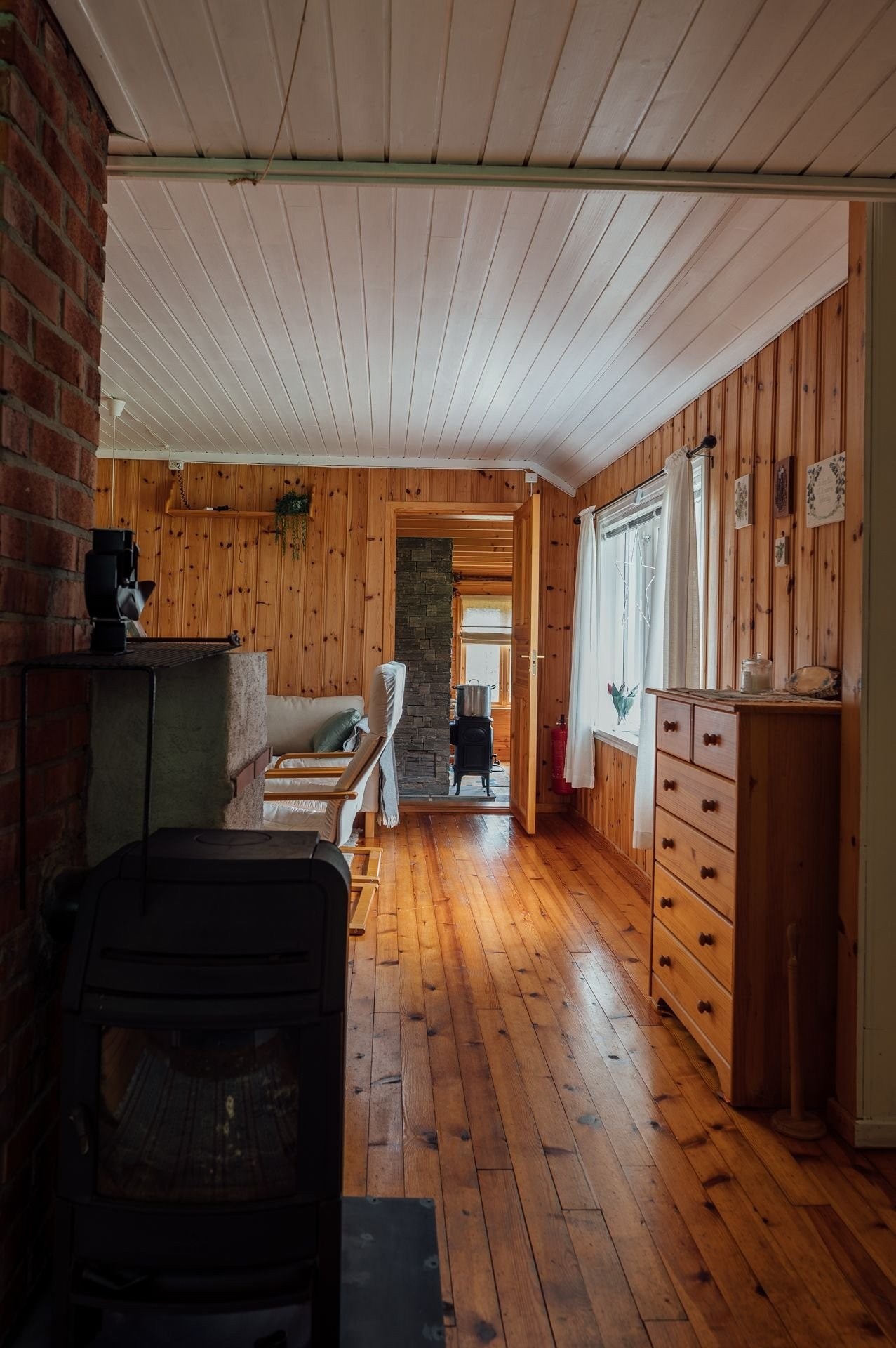 Inngang fra stuen til den nyere delen Galleribilde