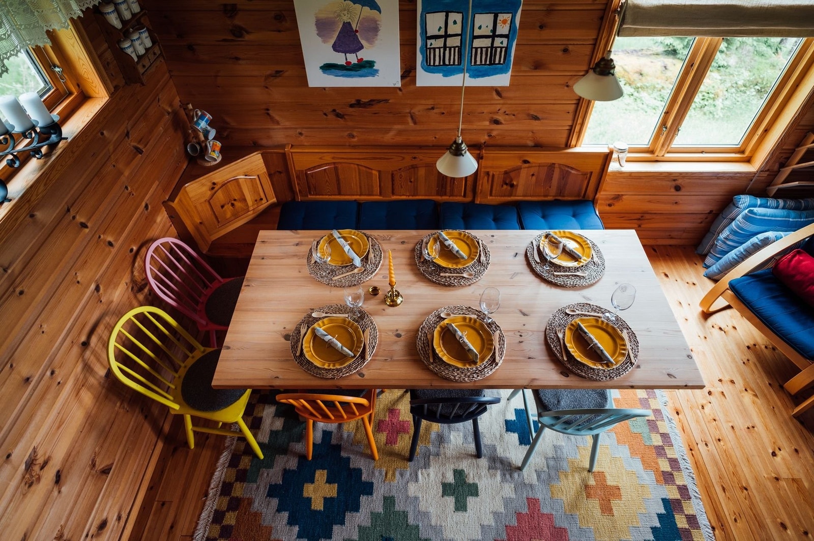 Hyggelig spisestue Galleribilde