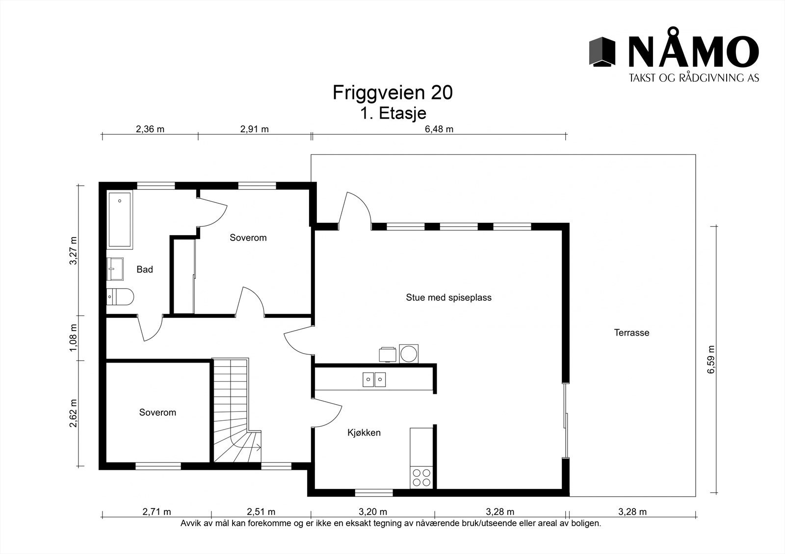 Plantegning 1. etasje. Galleribilde