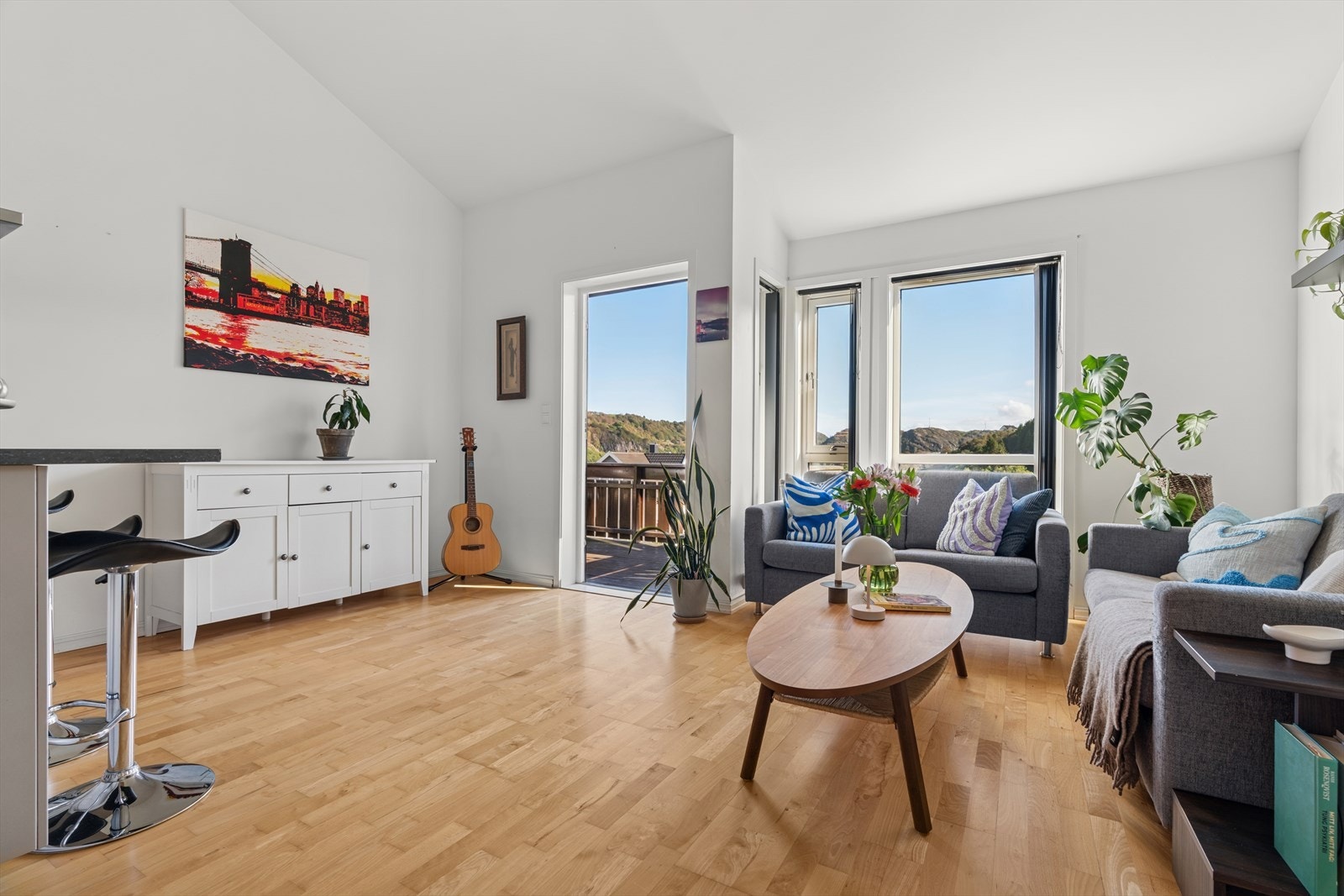 Lys 2-roms eierleilighet fra 2007. Galleribilde