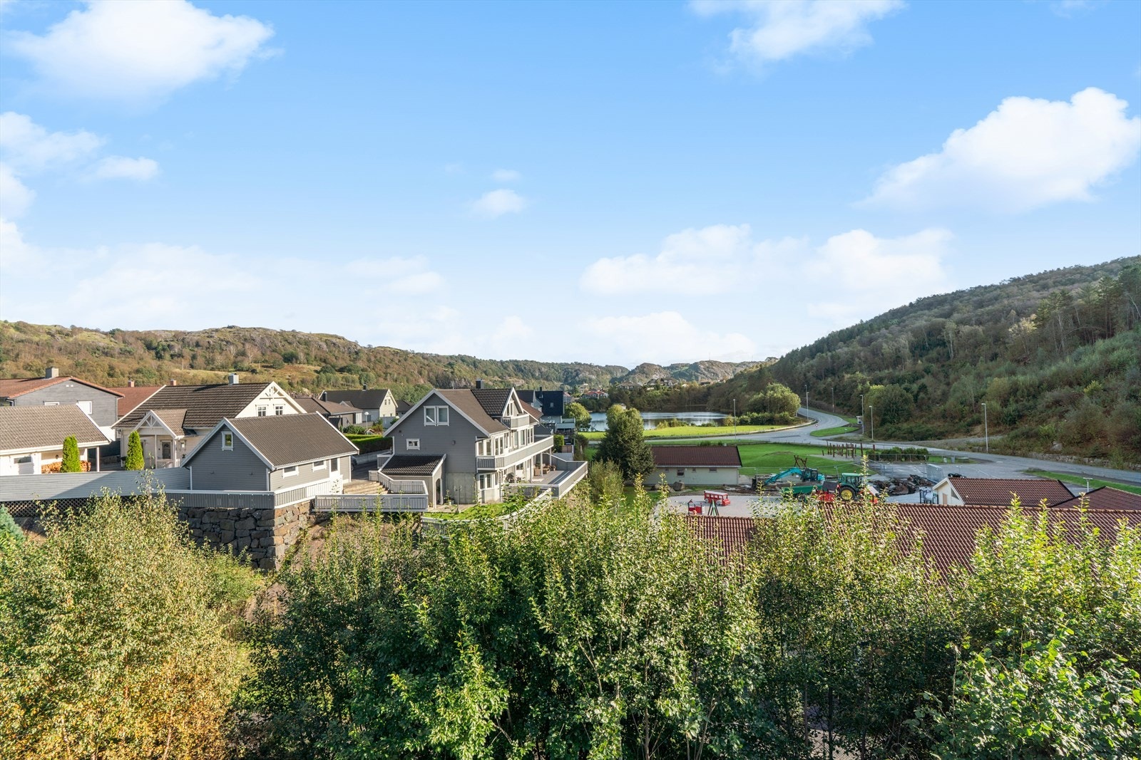 Fine utsiktsforhold fra balkongen. Galleribilde