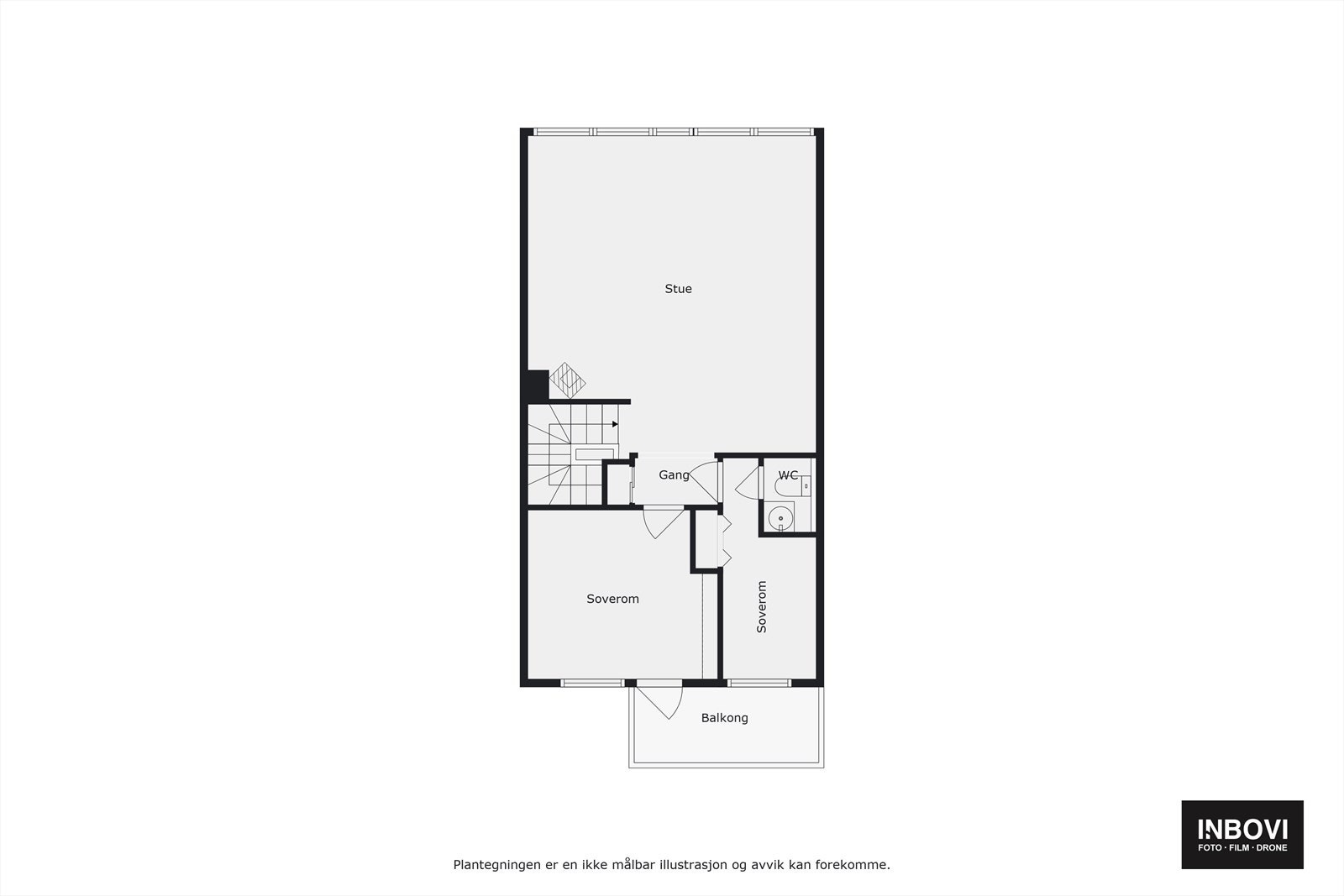 Plantegning 2. etasje Galleribilde
