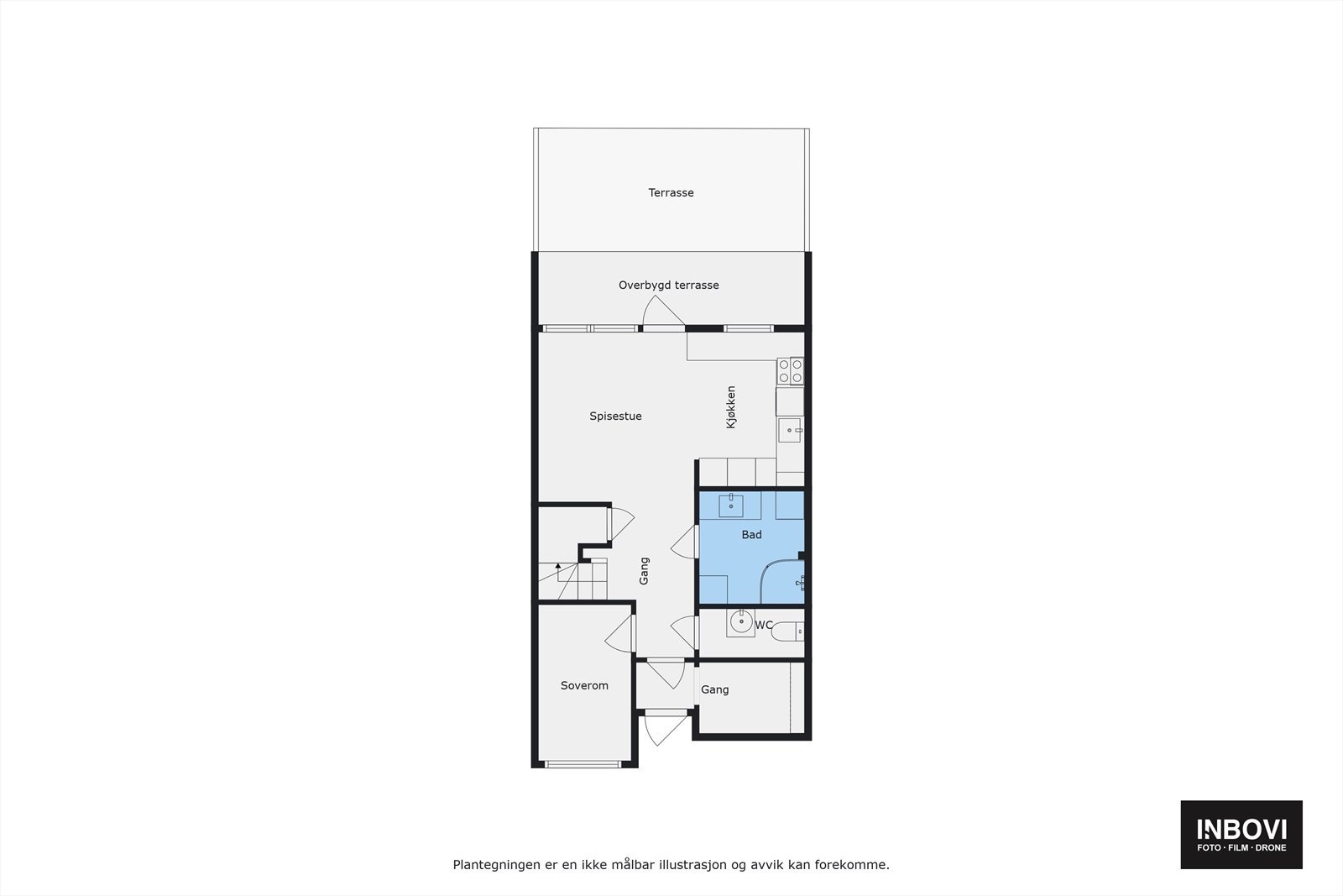 Plantegning 1. etasje Galleribilde