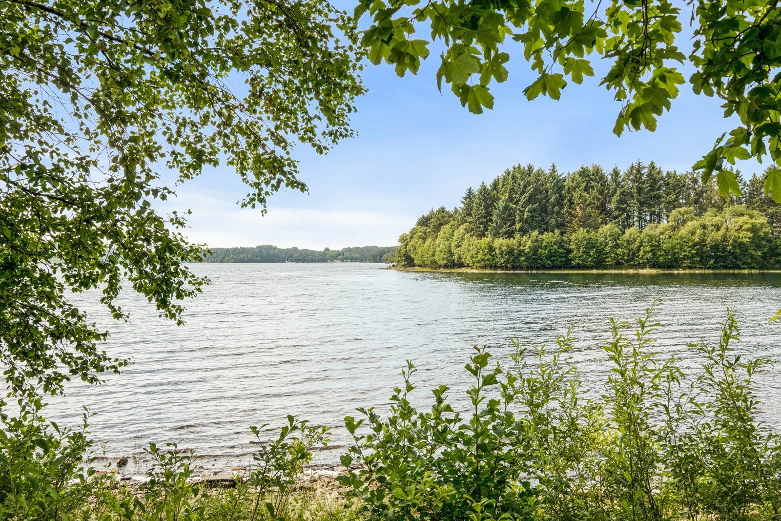 Her er det herlige parkområder, turløype rundt hele vannet, samt gode bademuligheter Galleribilde