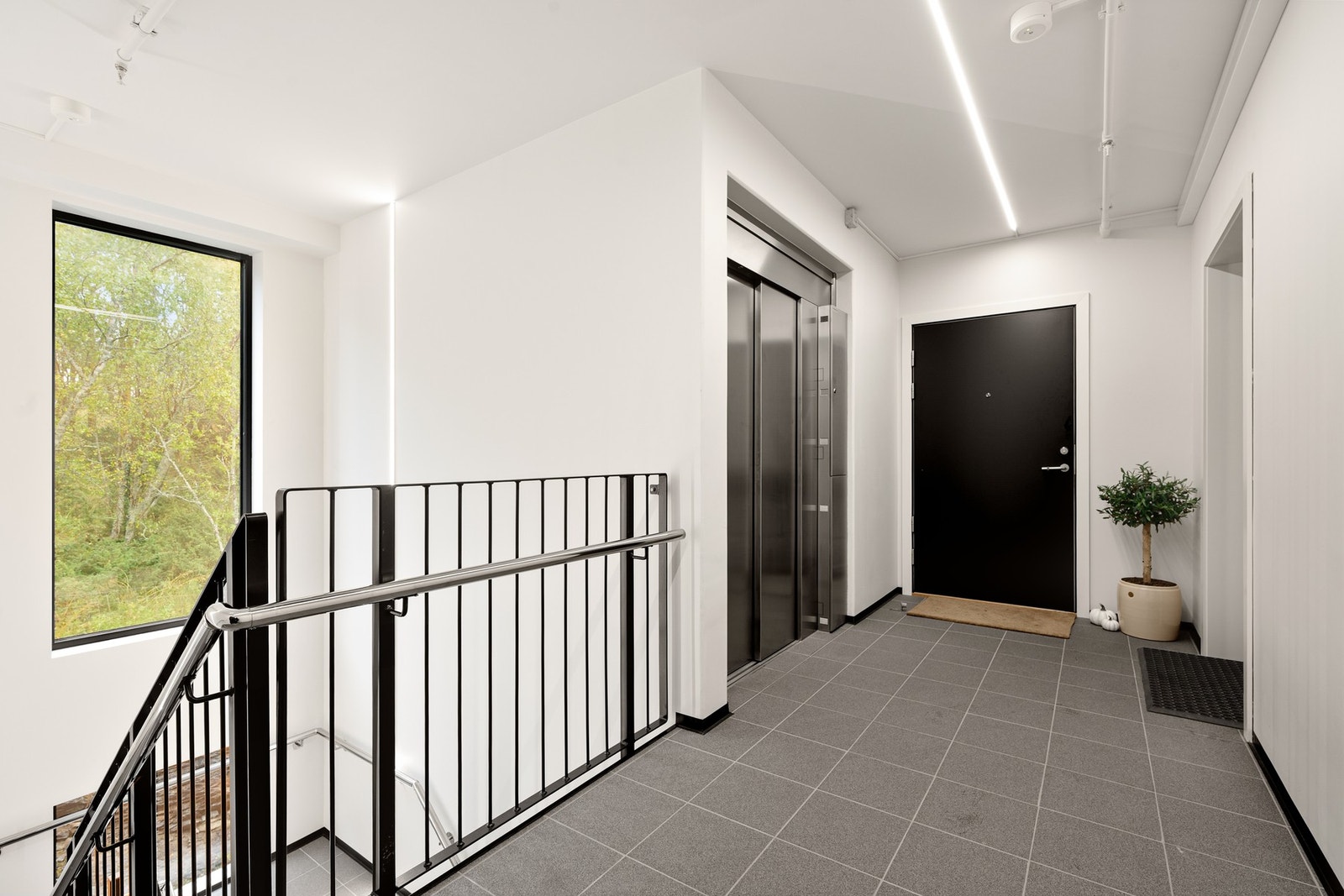 Enkel adkomst til leiligheten via heis Galleribilde