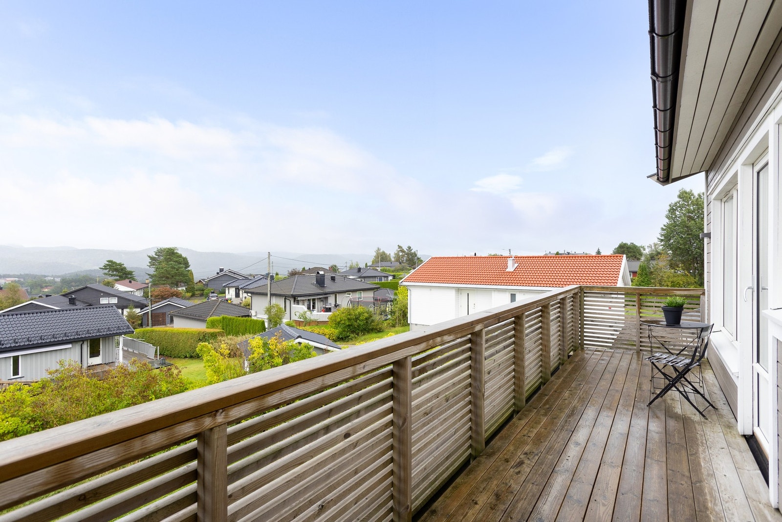 Veranda med fantastisk flott utsikt Galleribilde