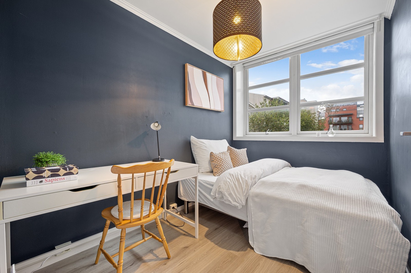 Innbydende soverom på 6,5 m². Galleribilde