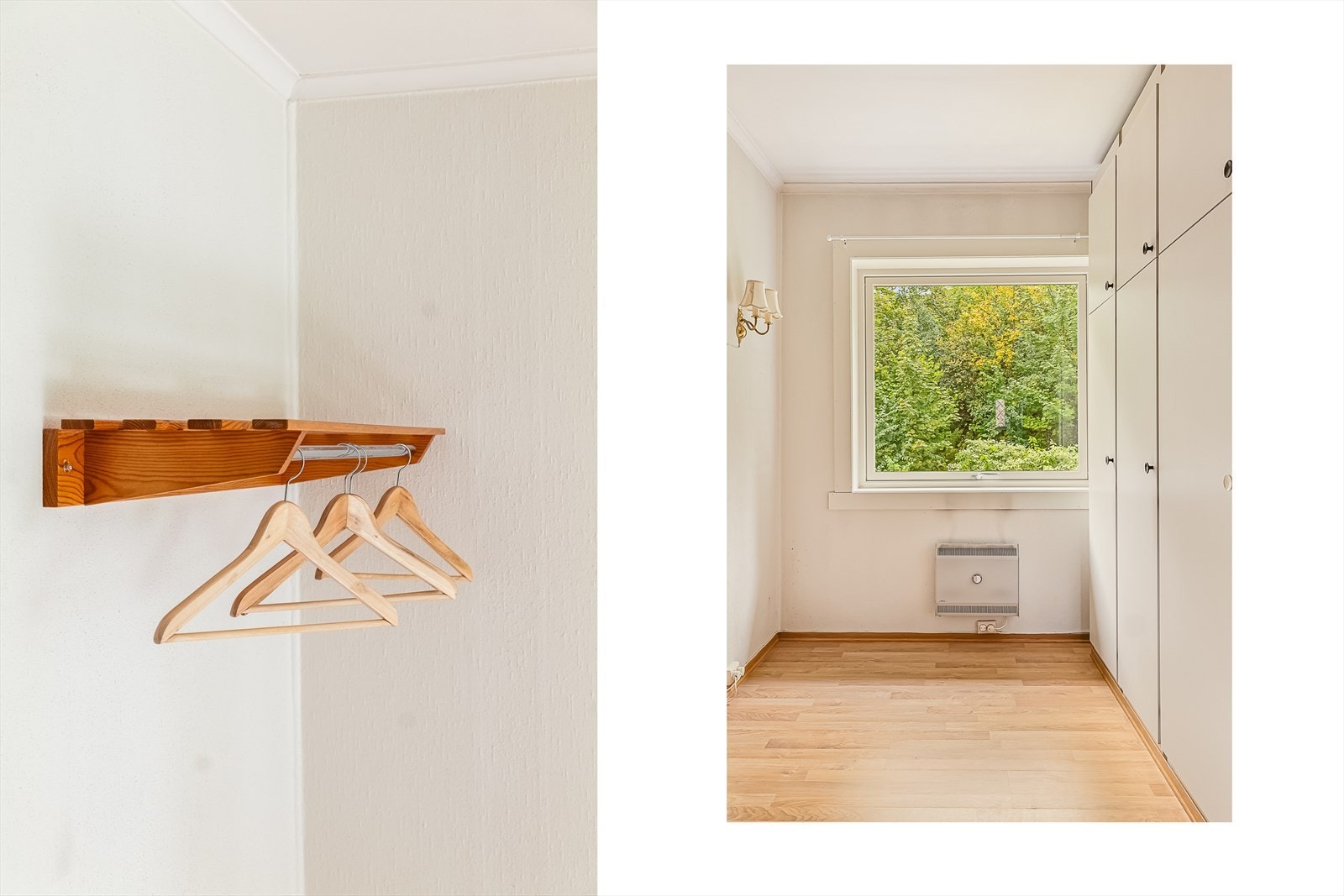 Eldre garderobeskap i entré/gang/hall, samt ekstra innebygd skap. Galleribilde