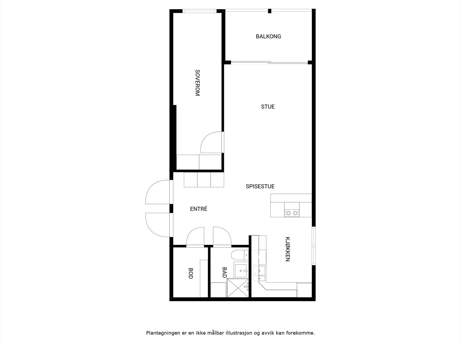 Plantegning Galleribilde